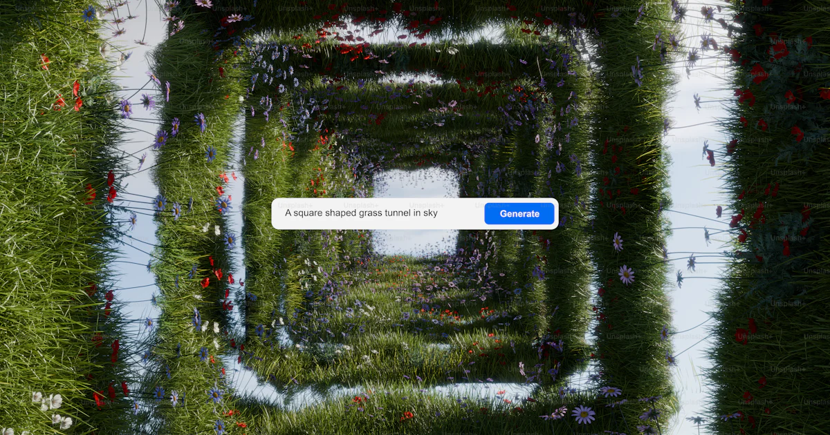 Foto Gambar yang dihasilkan komputer dari labirin rumput – Gambar ...