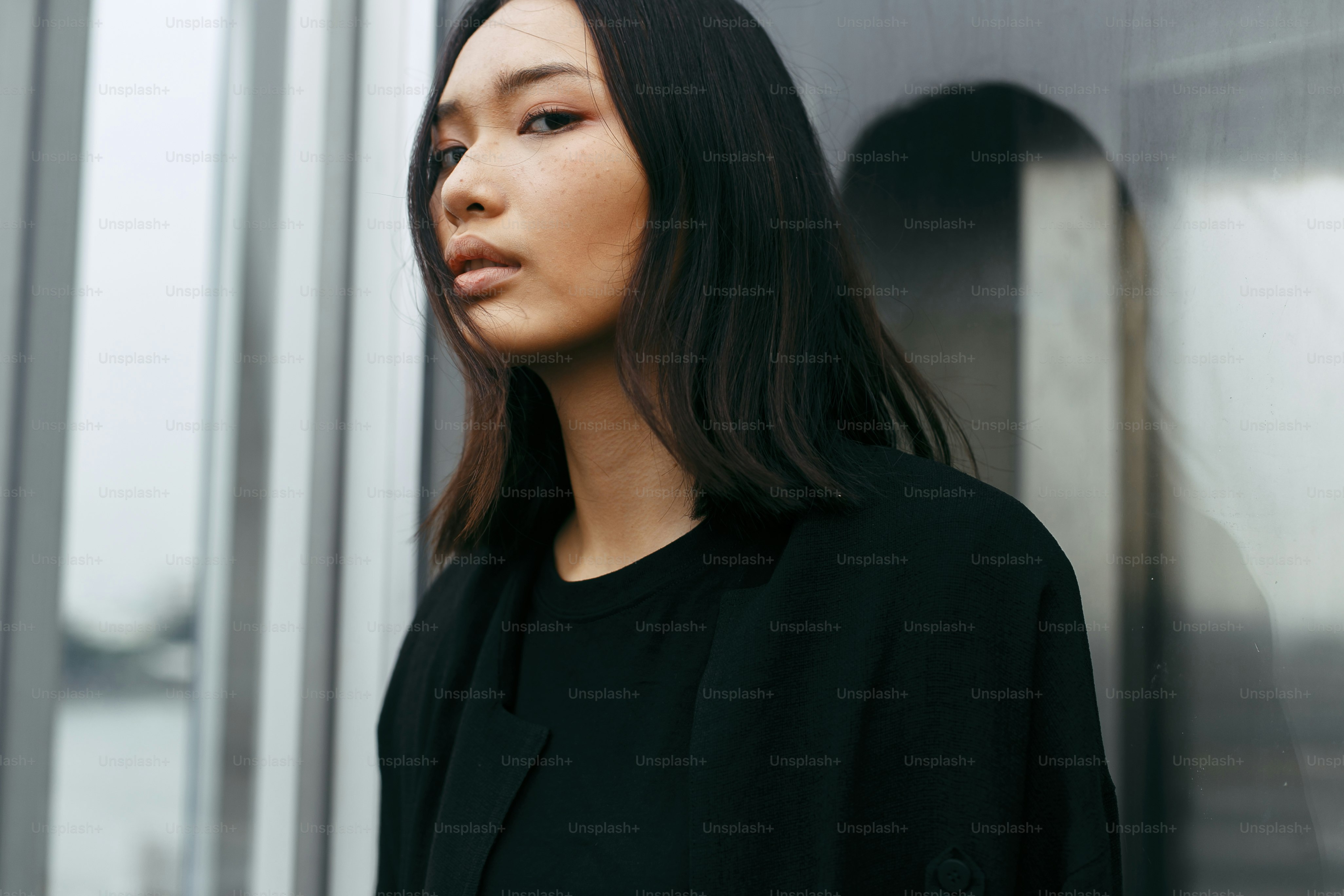 Woman Teenager Portrait Hipster Style Concept