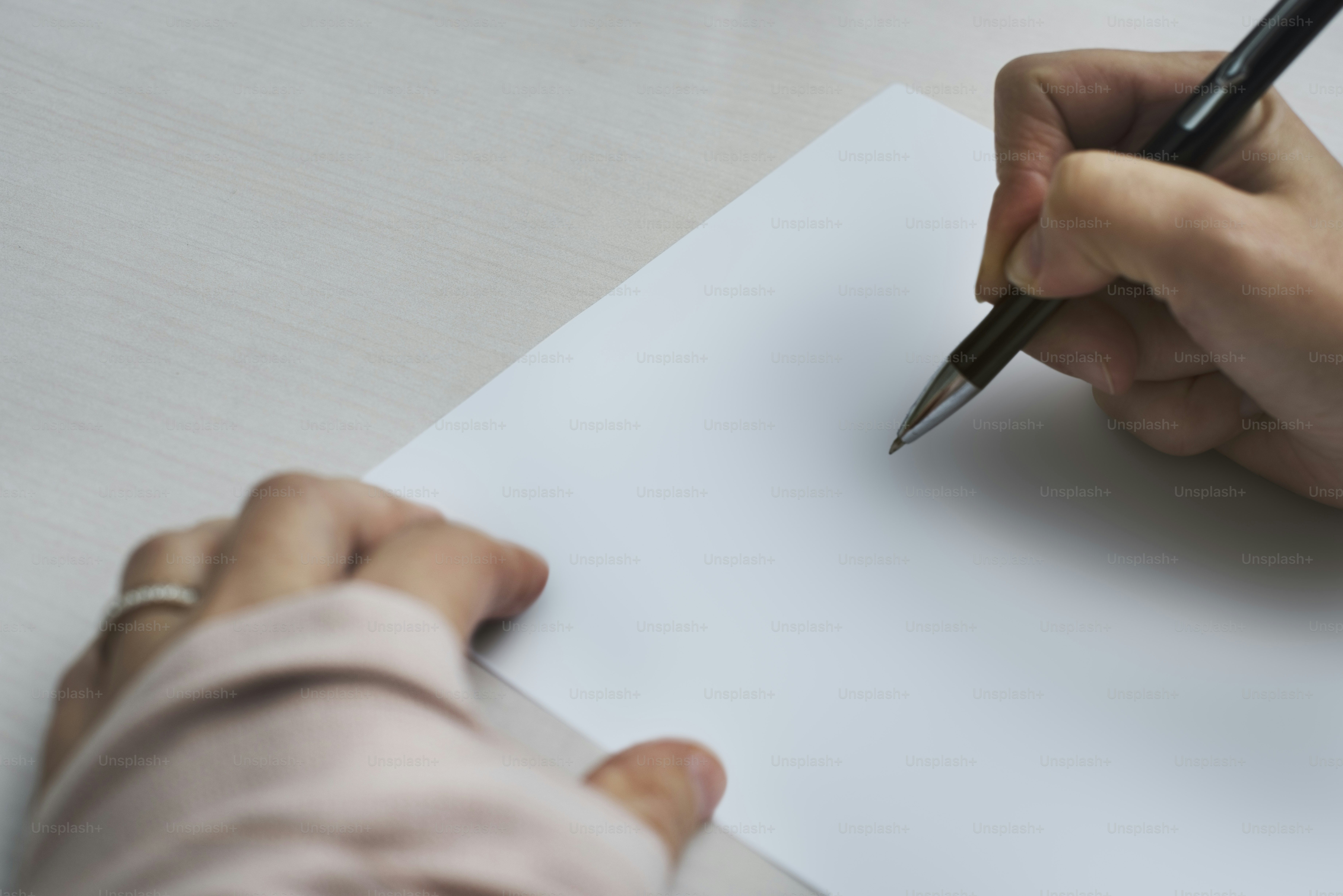 Contrato de documento de nota de escrita