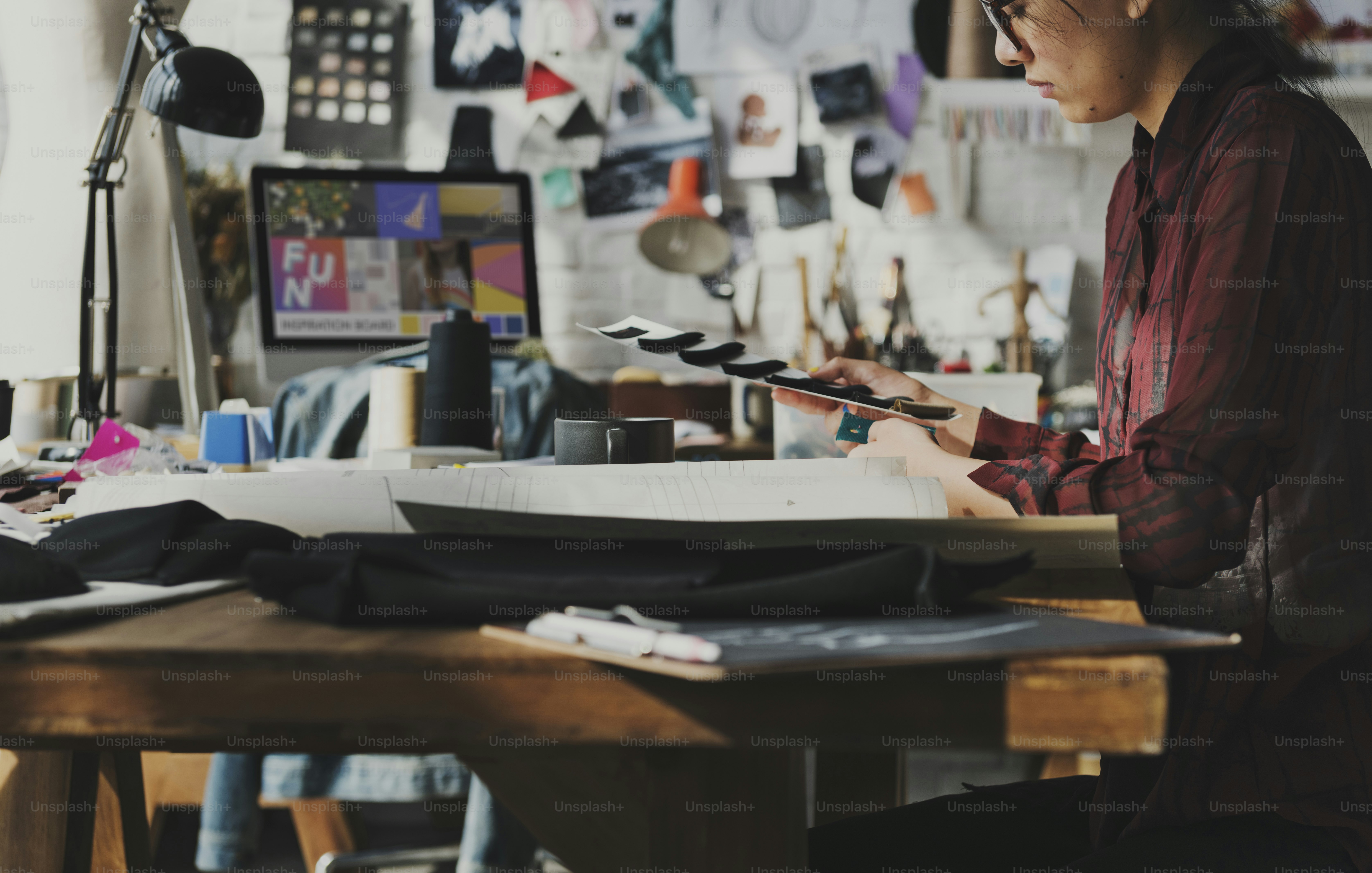 Fashion Design Materials Selection Concept