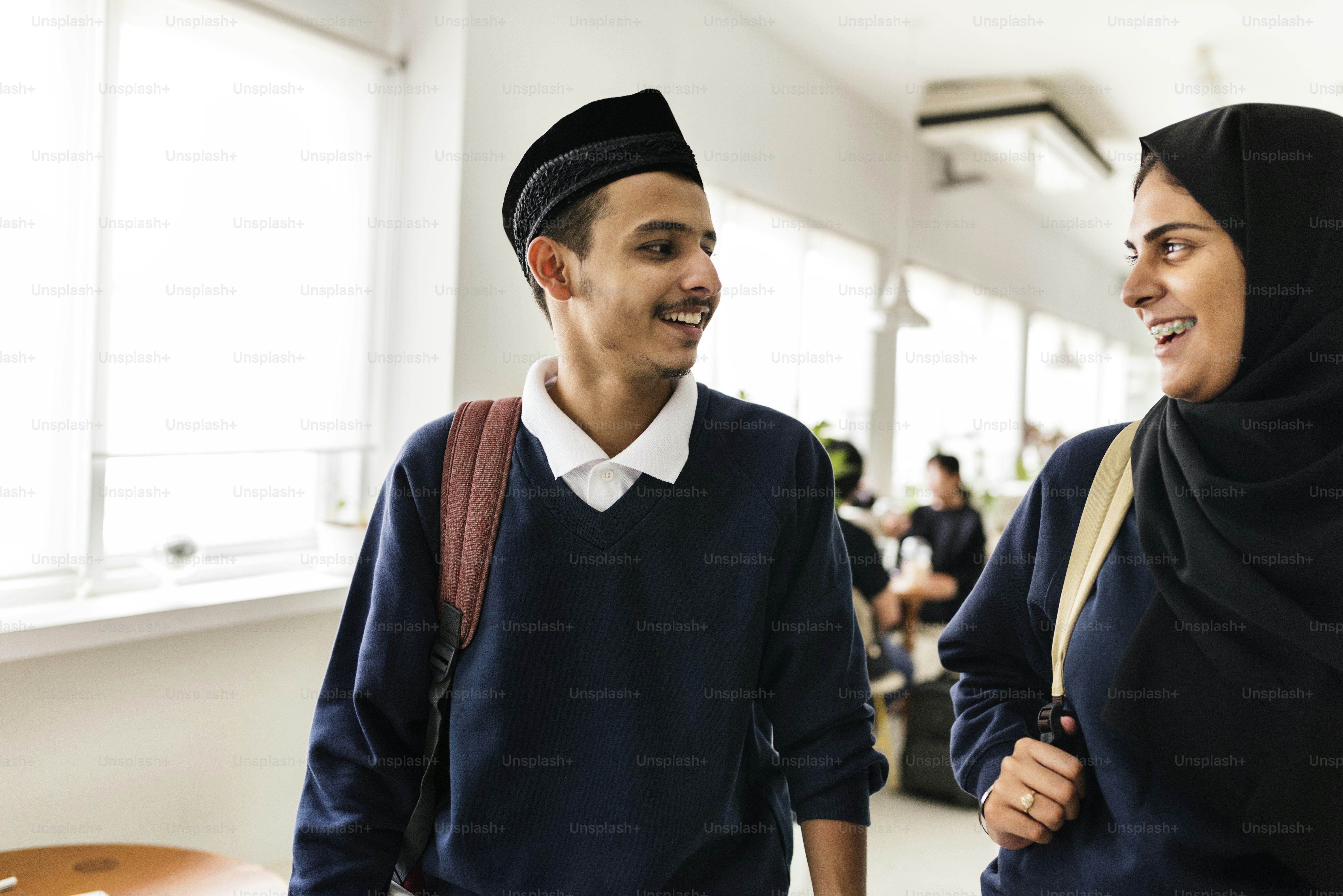 A group of Muslim students