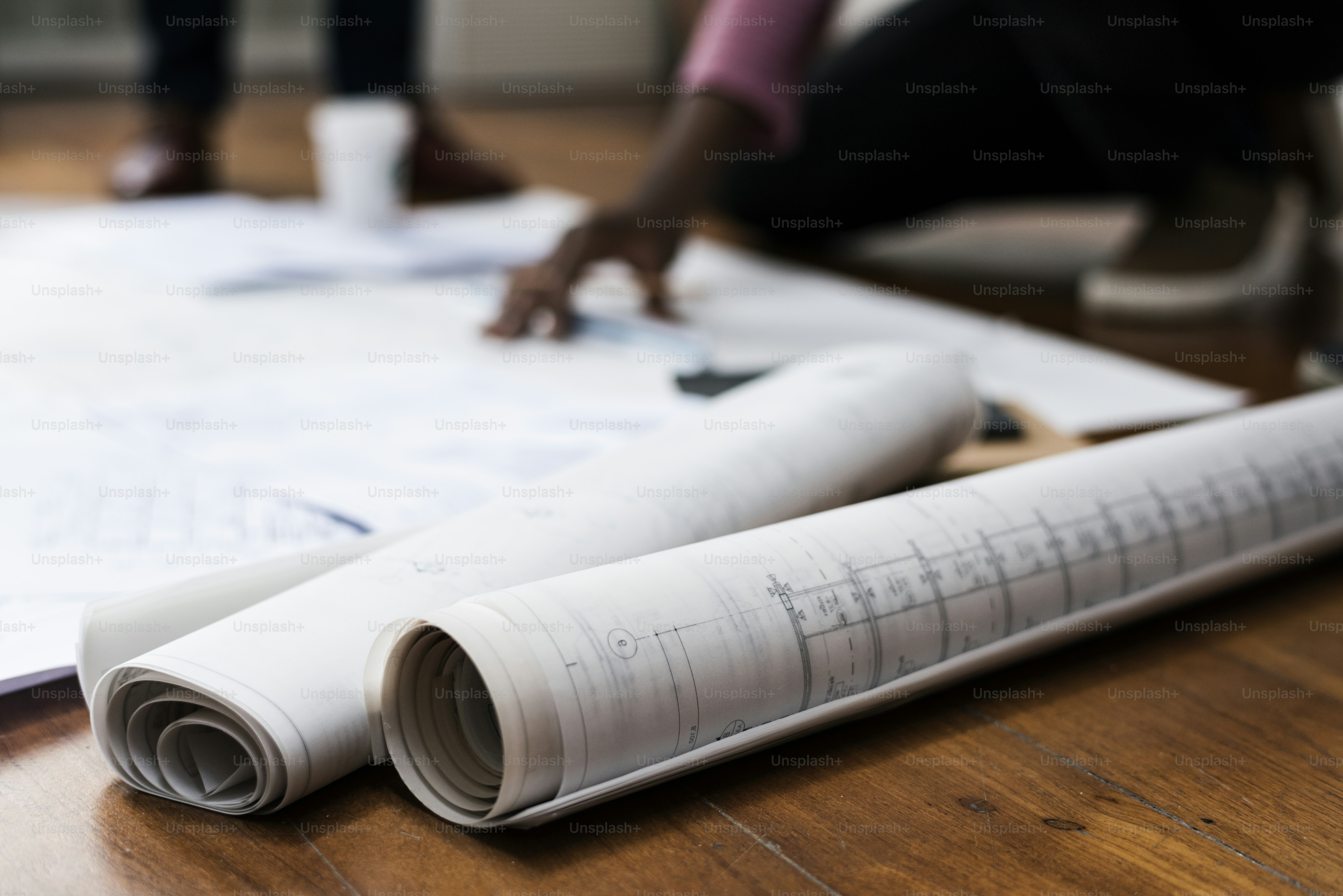 close up of people working