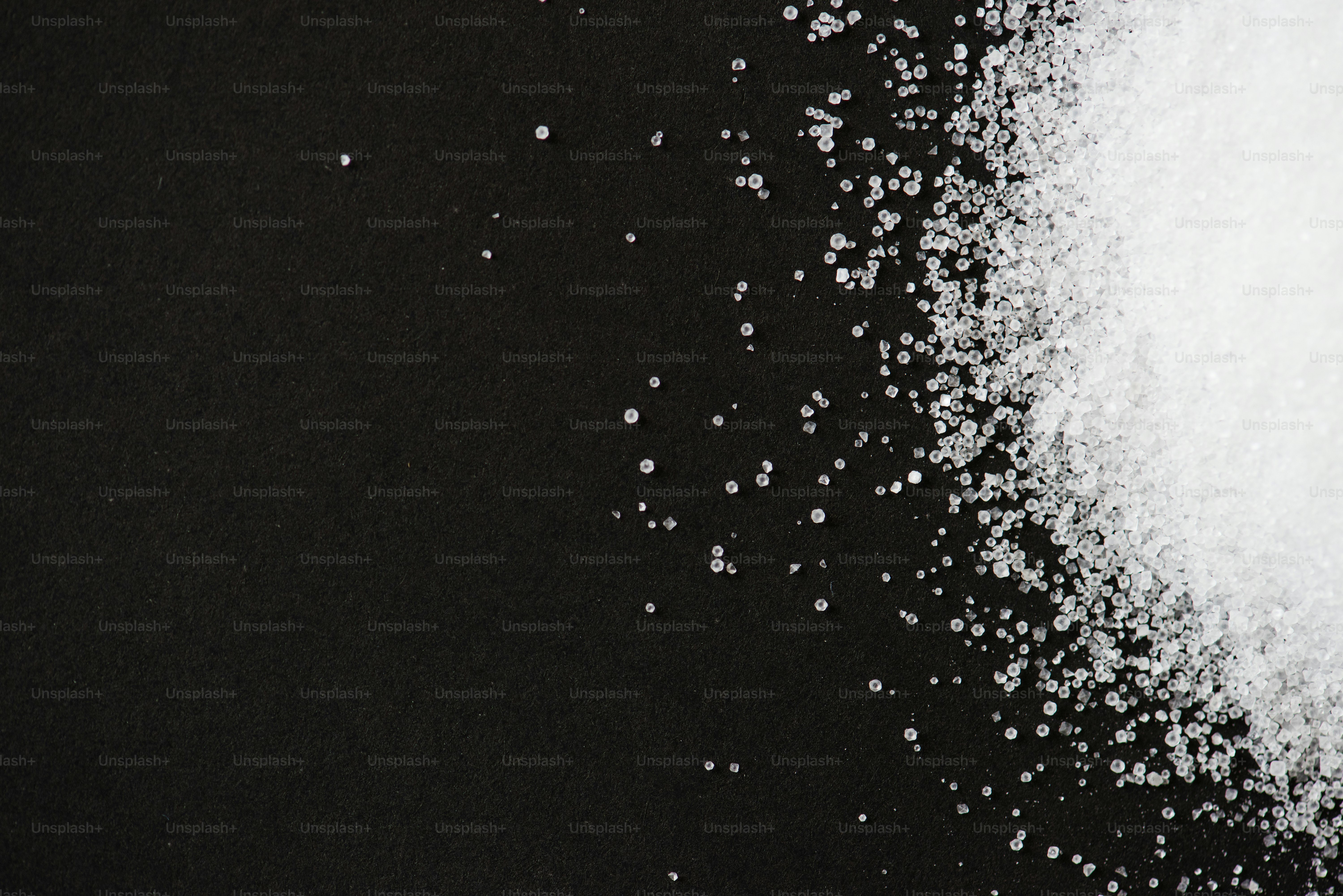 Closeup of salt texture