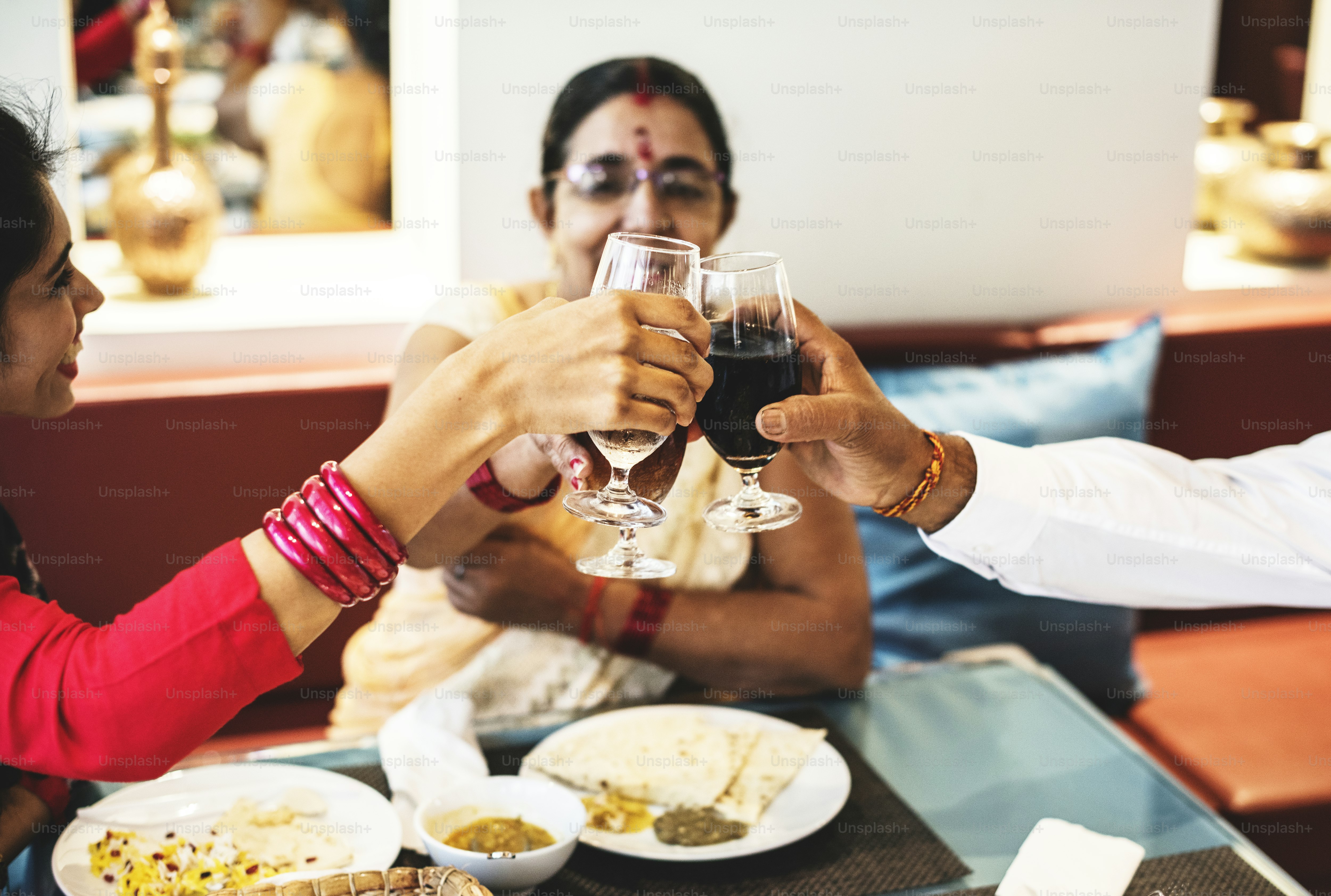 A happy Indian family