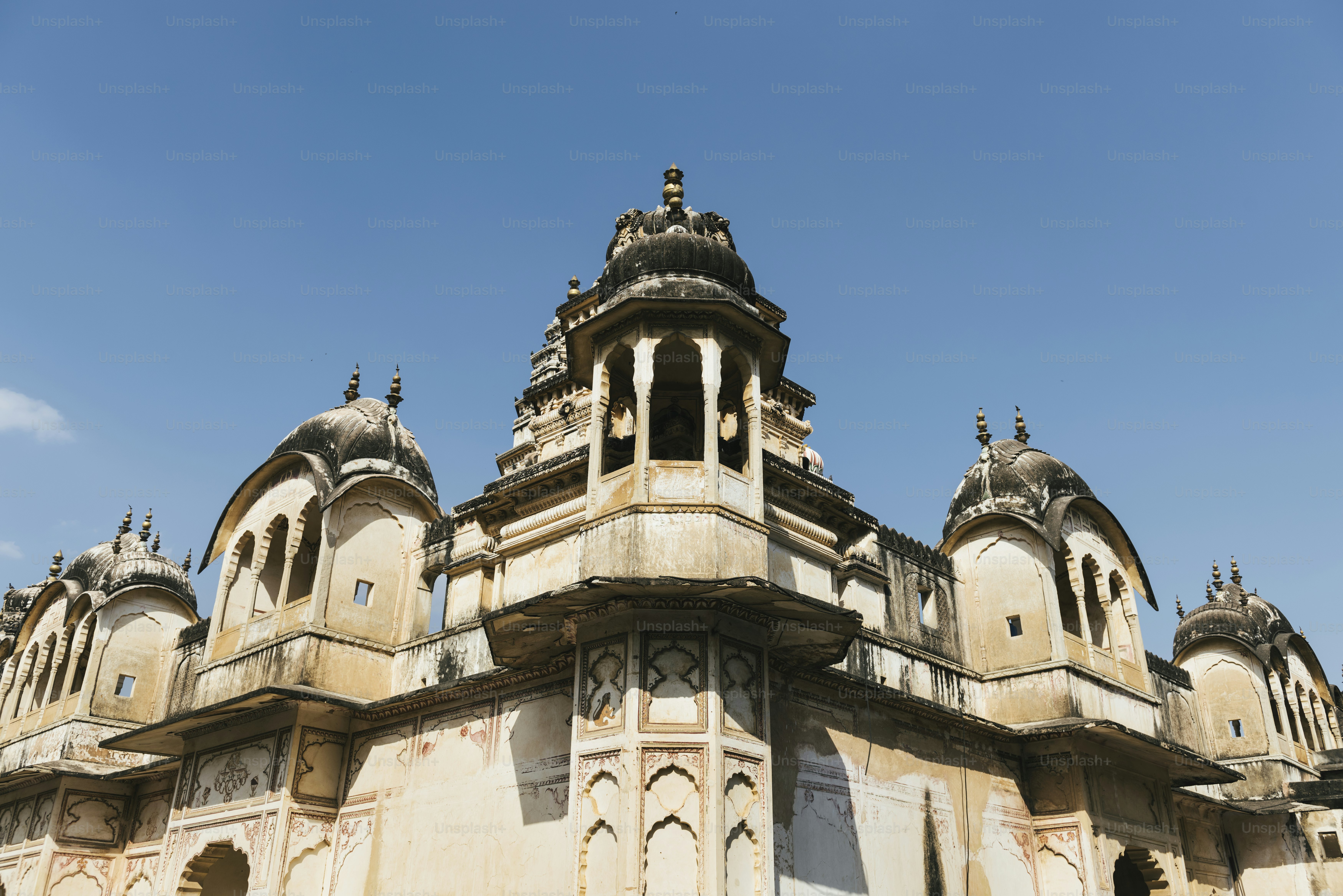 Buildings in Pushkar town, Rajasthan, India