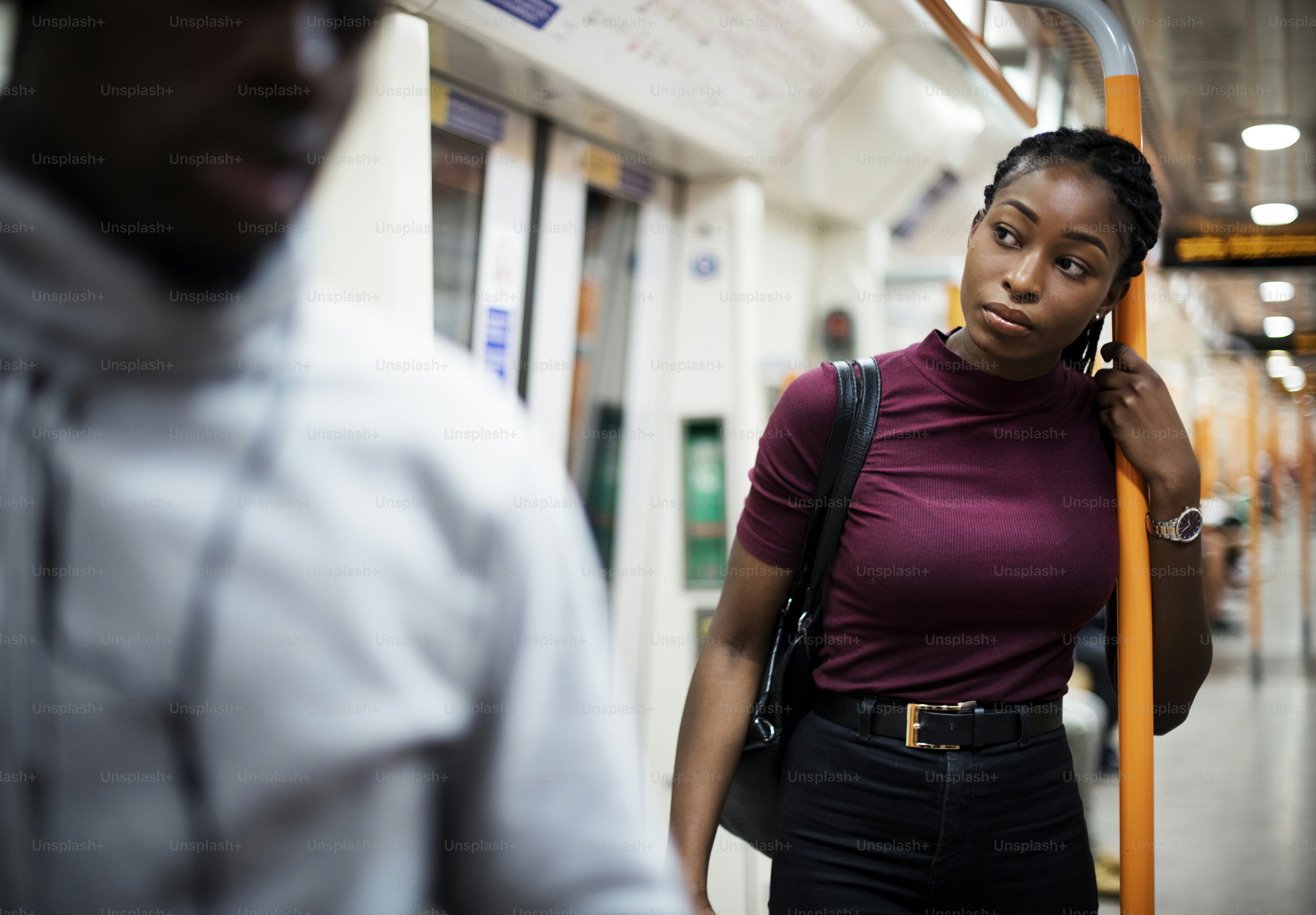 Woman riding the subway train photo – Travel Image on Unsplash