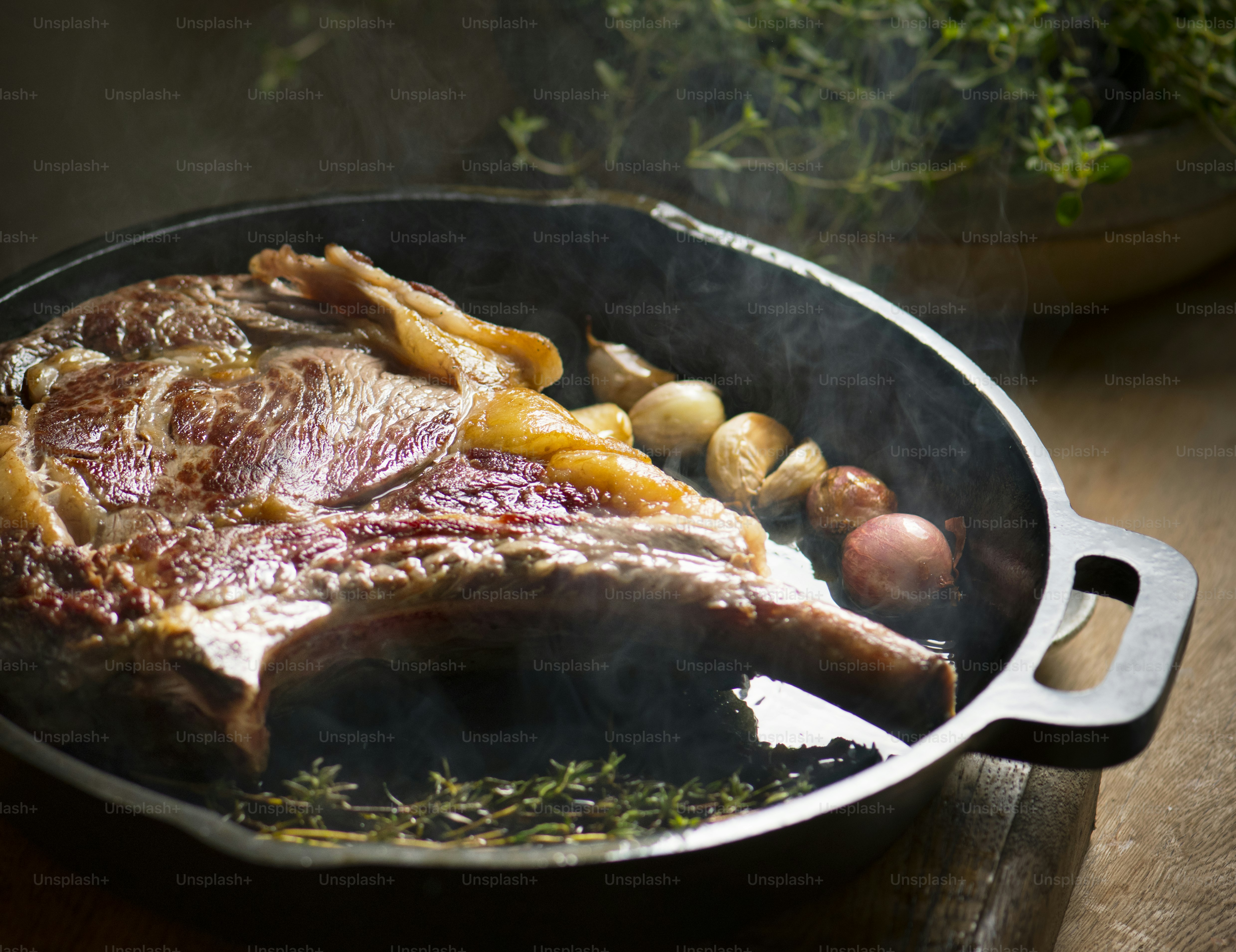Idea per la ricetta della fotografia di cibo di agnello