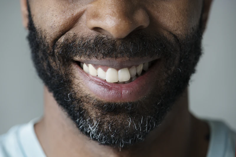 Confident smile after dental treatment