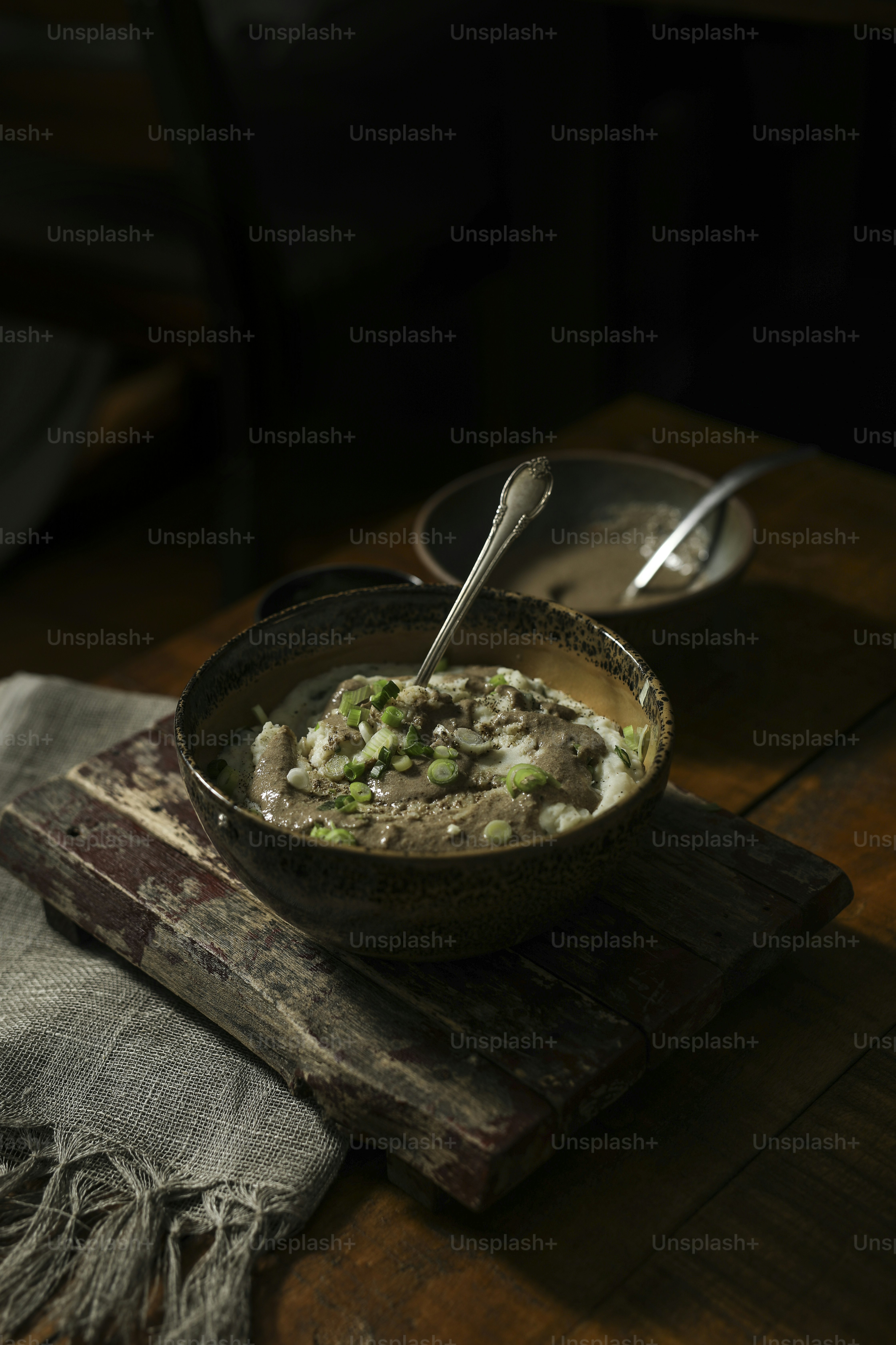 Vegan mashed potato served in a bowl