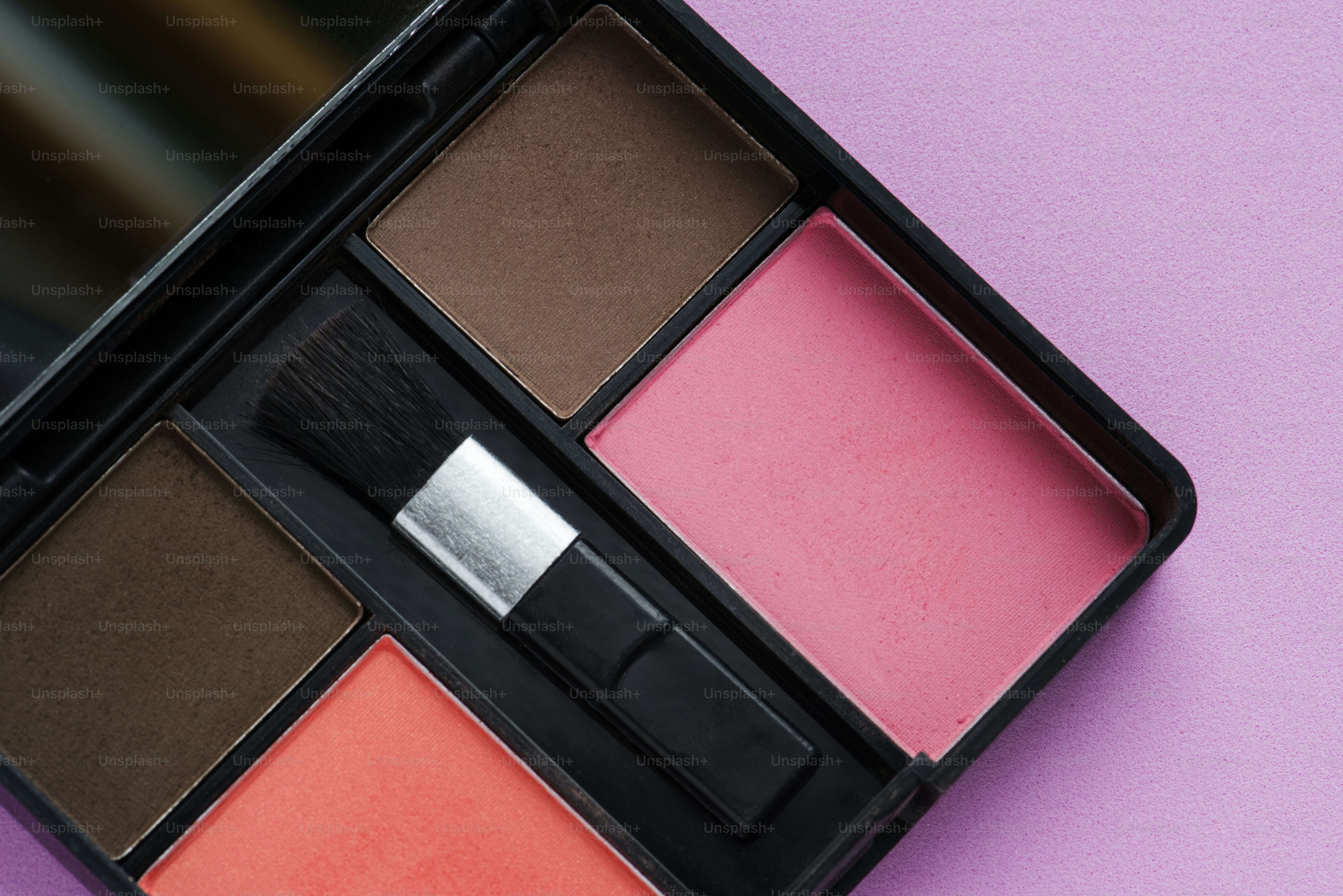 Closeup of cosmetic isolated on background