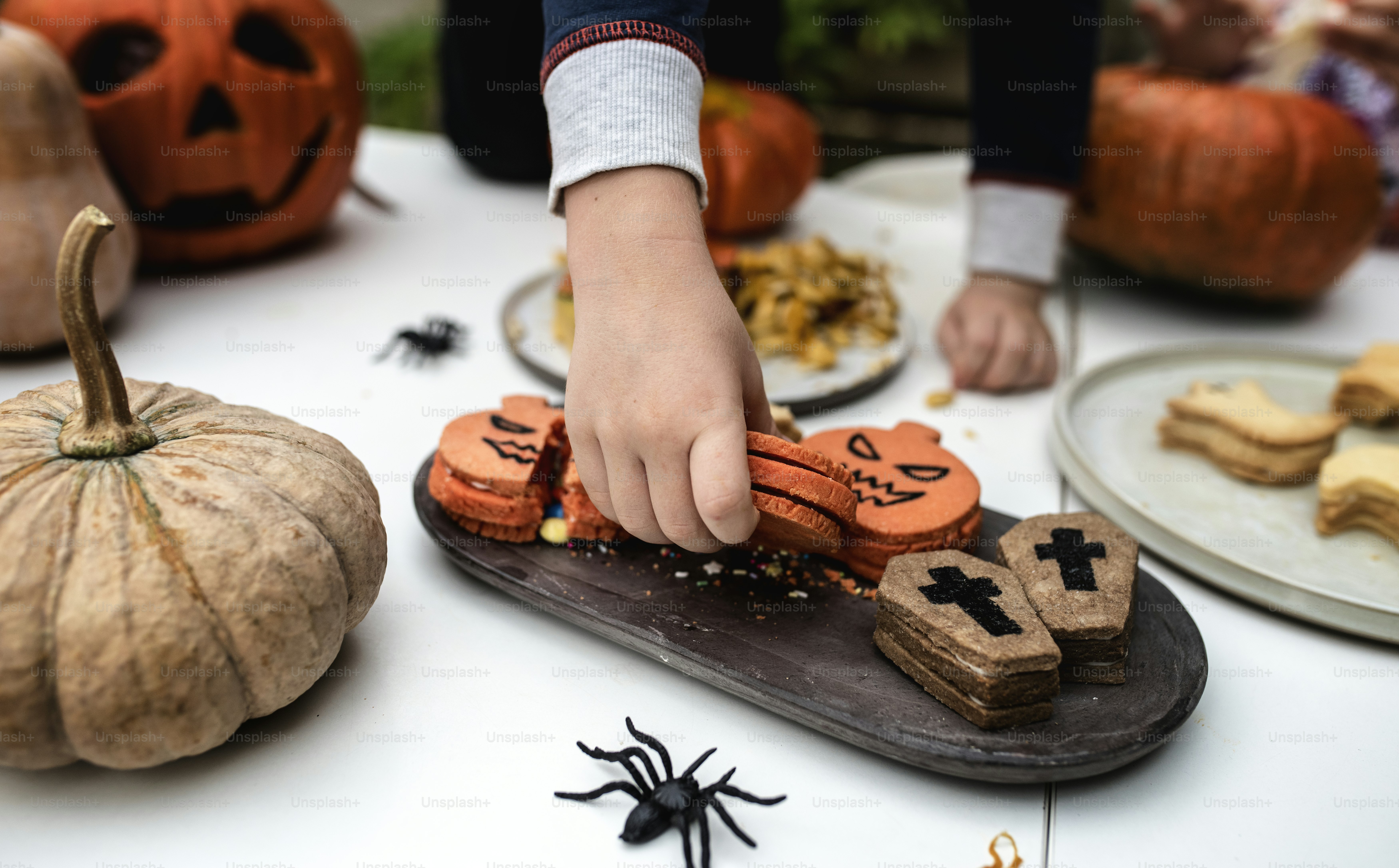 Little kids at a Halloween party