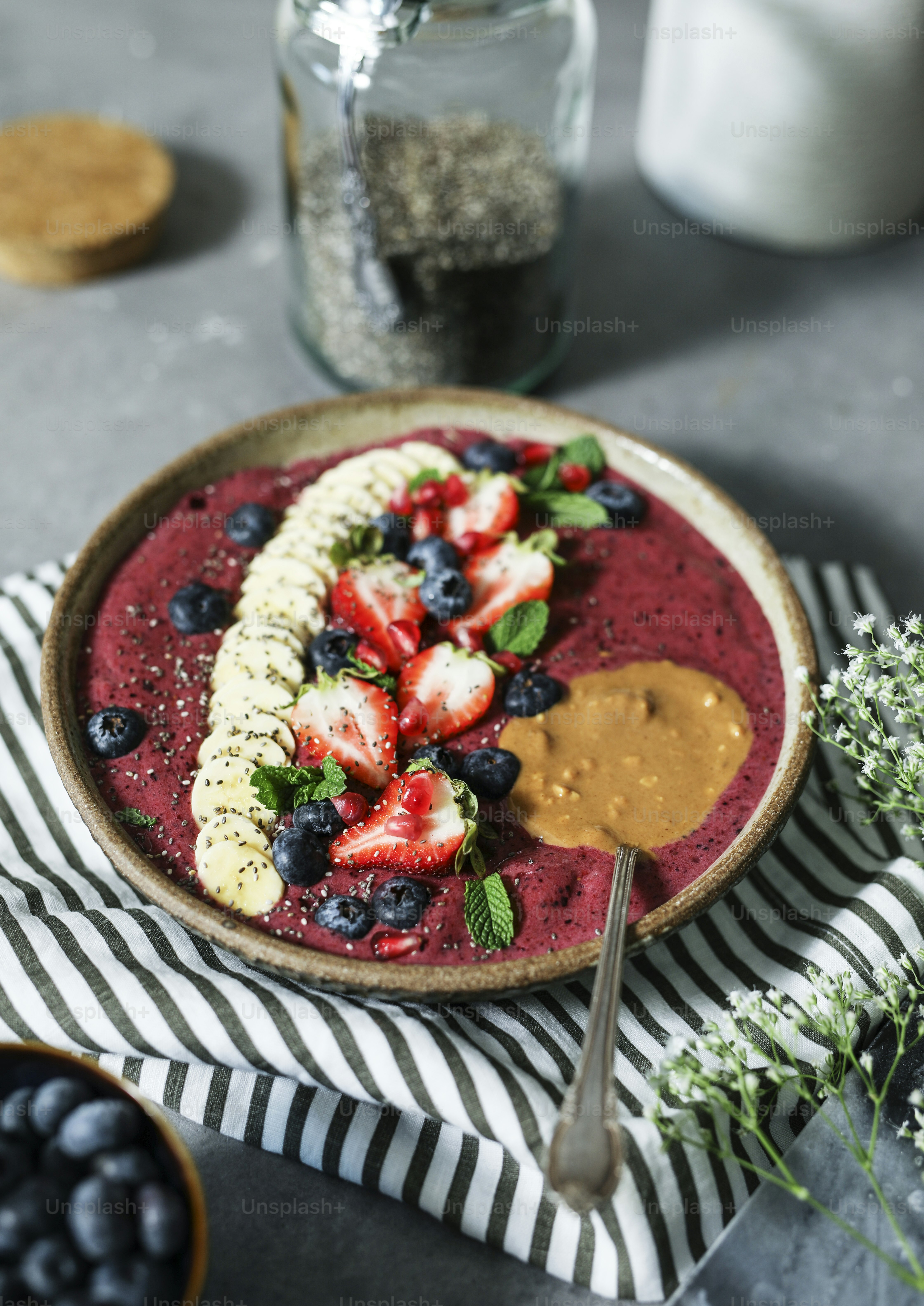 Acai bowl filled with good antioxidants