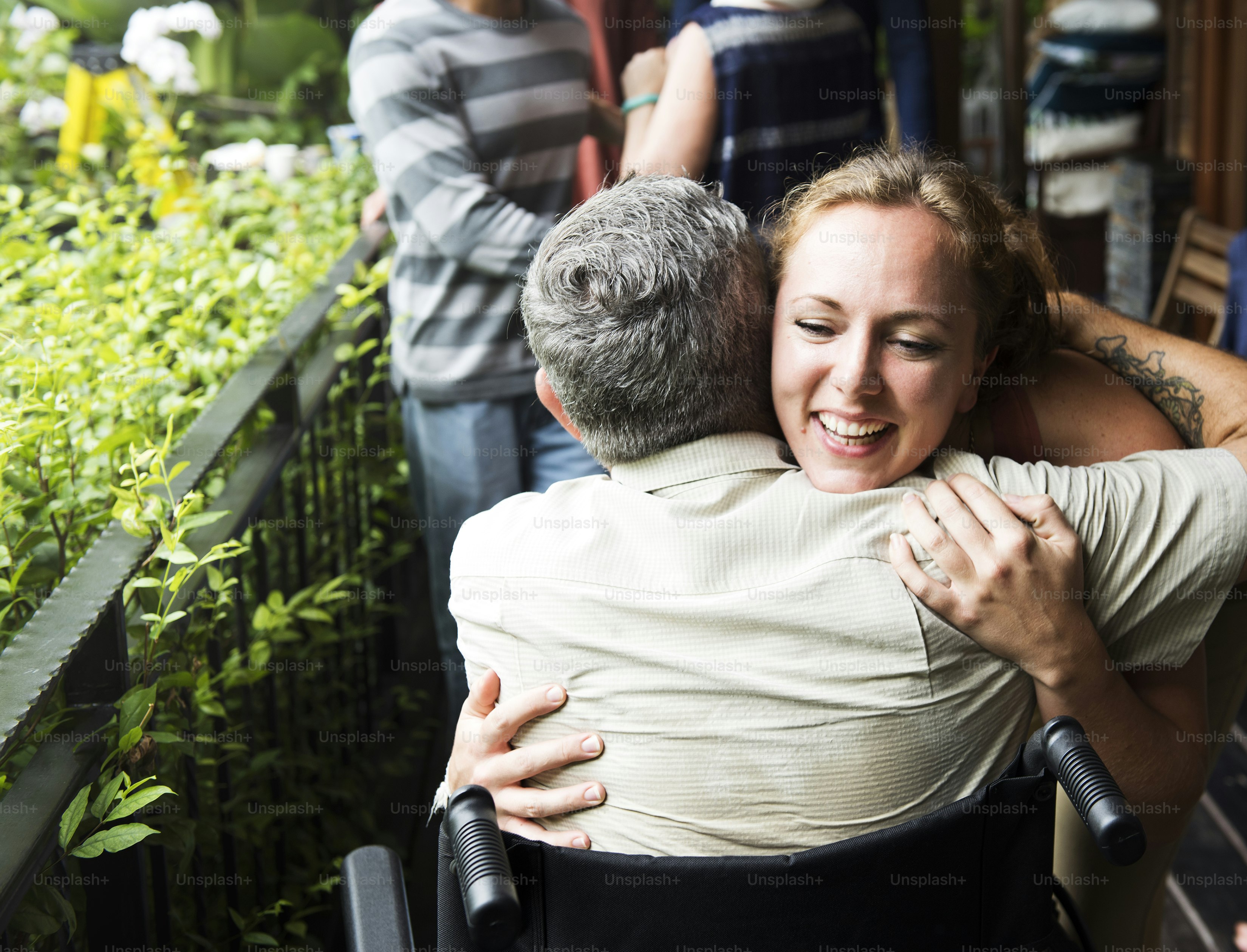 Friends hugging each other photo – Meeting Image on Unsplash