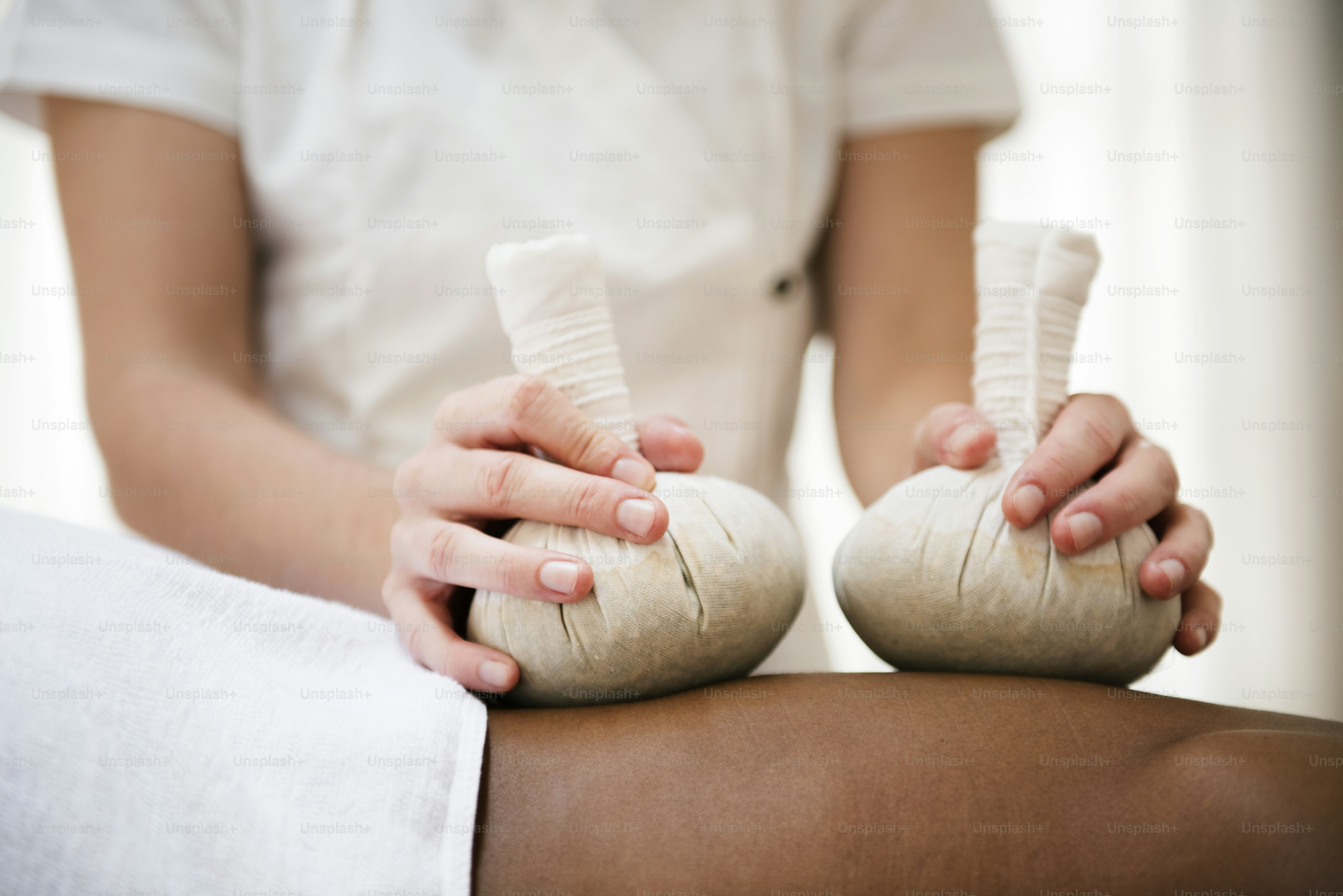 Therapiebehandlung im Spa-Salon