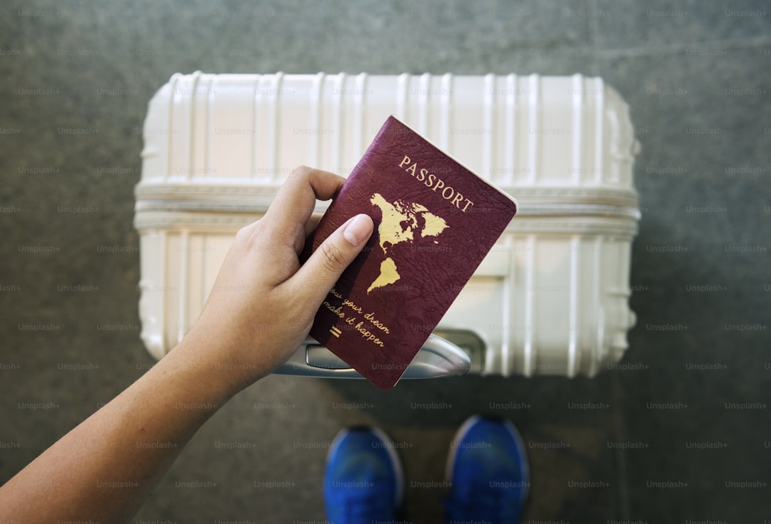 Hands holding passport and carry on luggage<p></figure><em><strong>These are our own 3D generic designs. They do not infringe on any copyrighted designs.</strong></em>