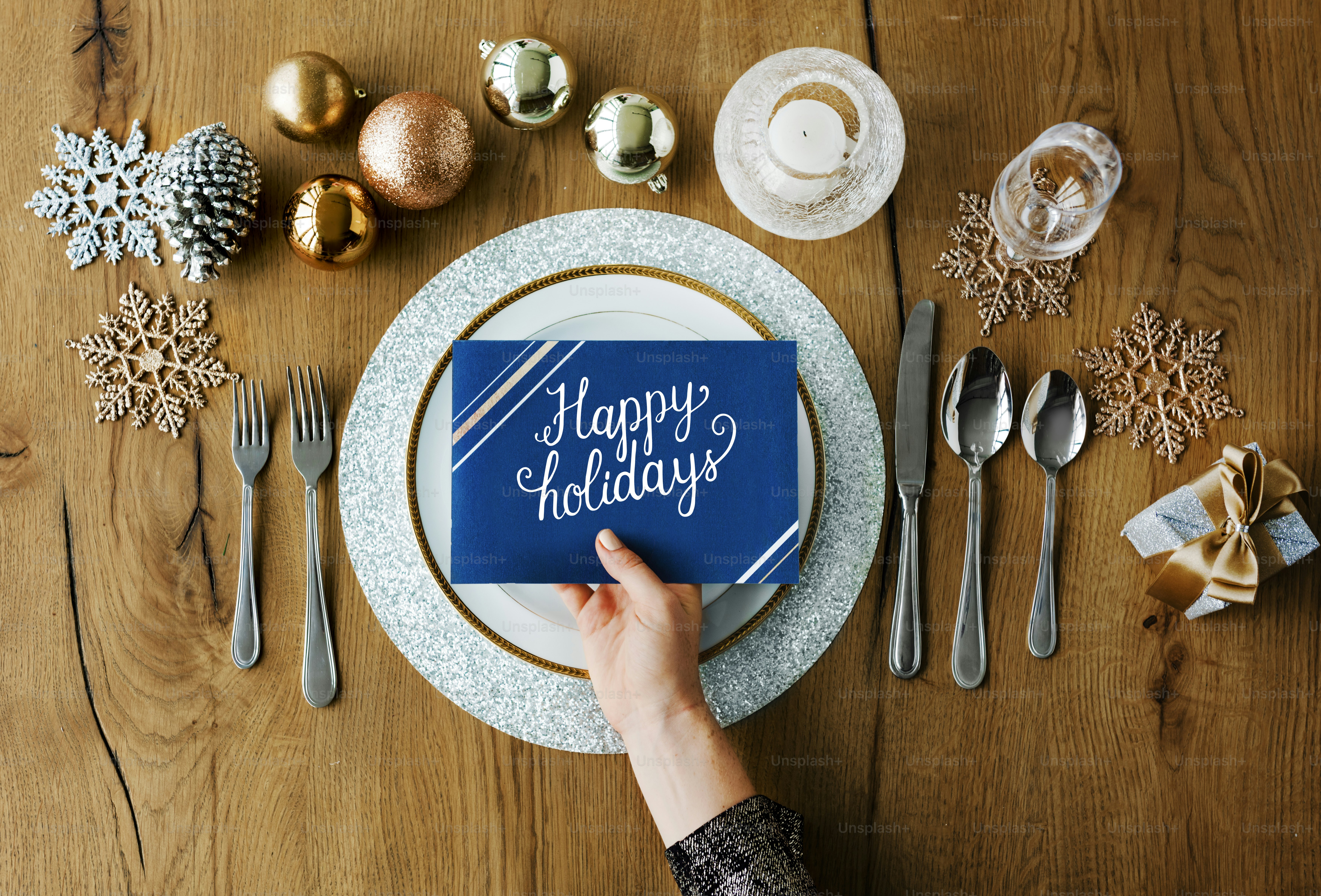 クリスマスの挨拶のコンセプト