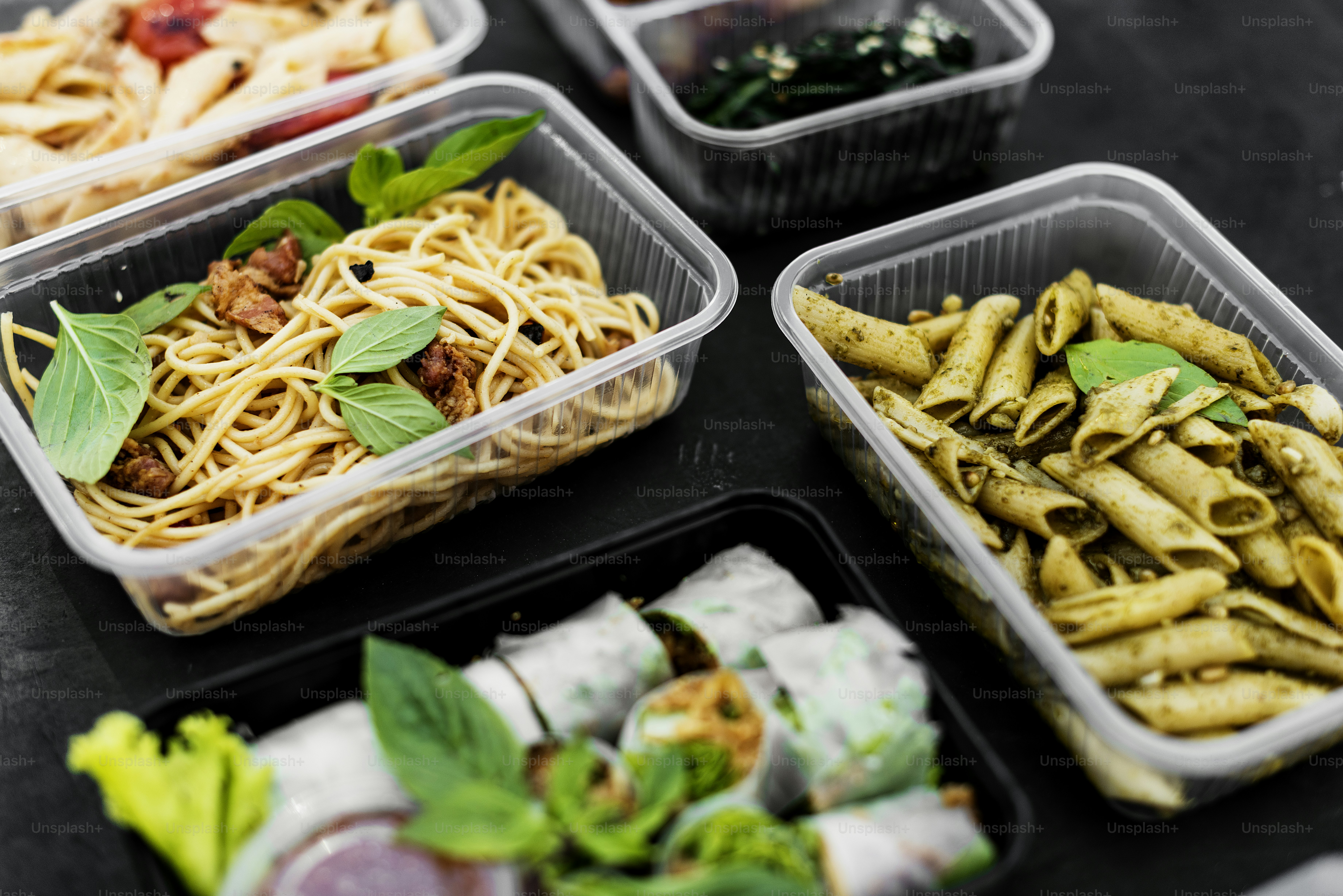 Nahaufnahme von gesundem Essen