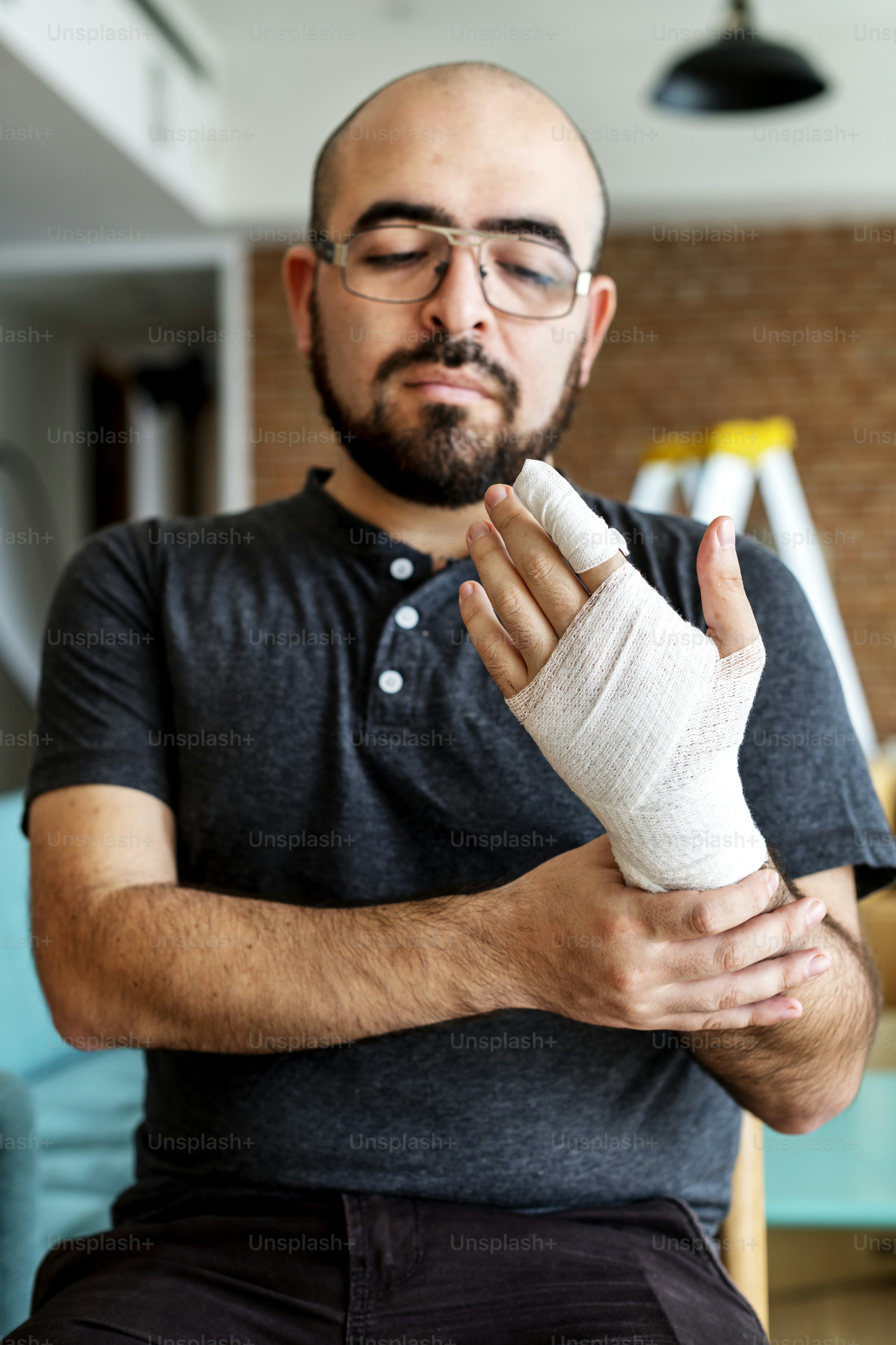 Personnes avec concept de sécurité à domicile