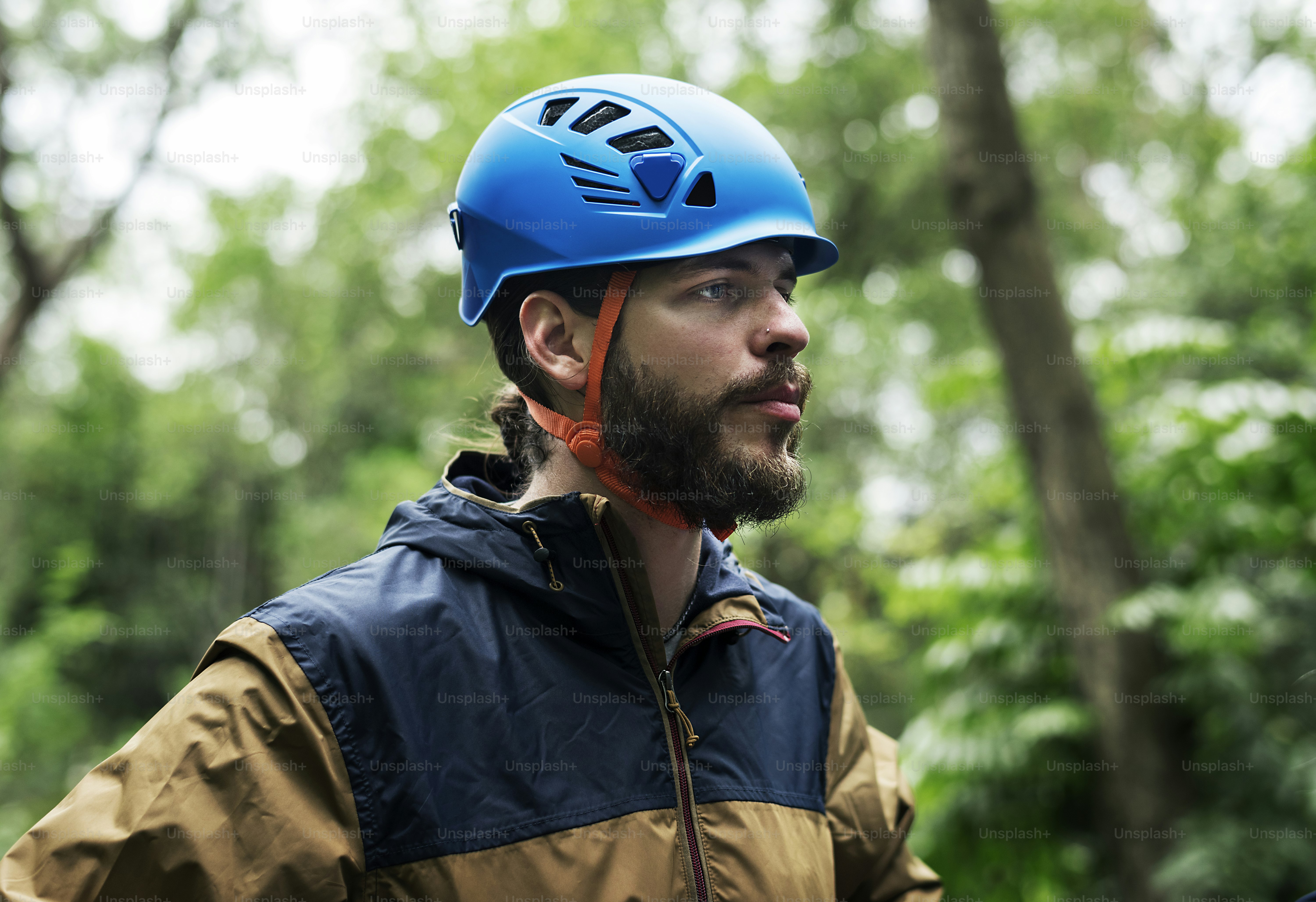Team building outdoor in the forest