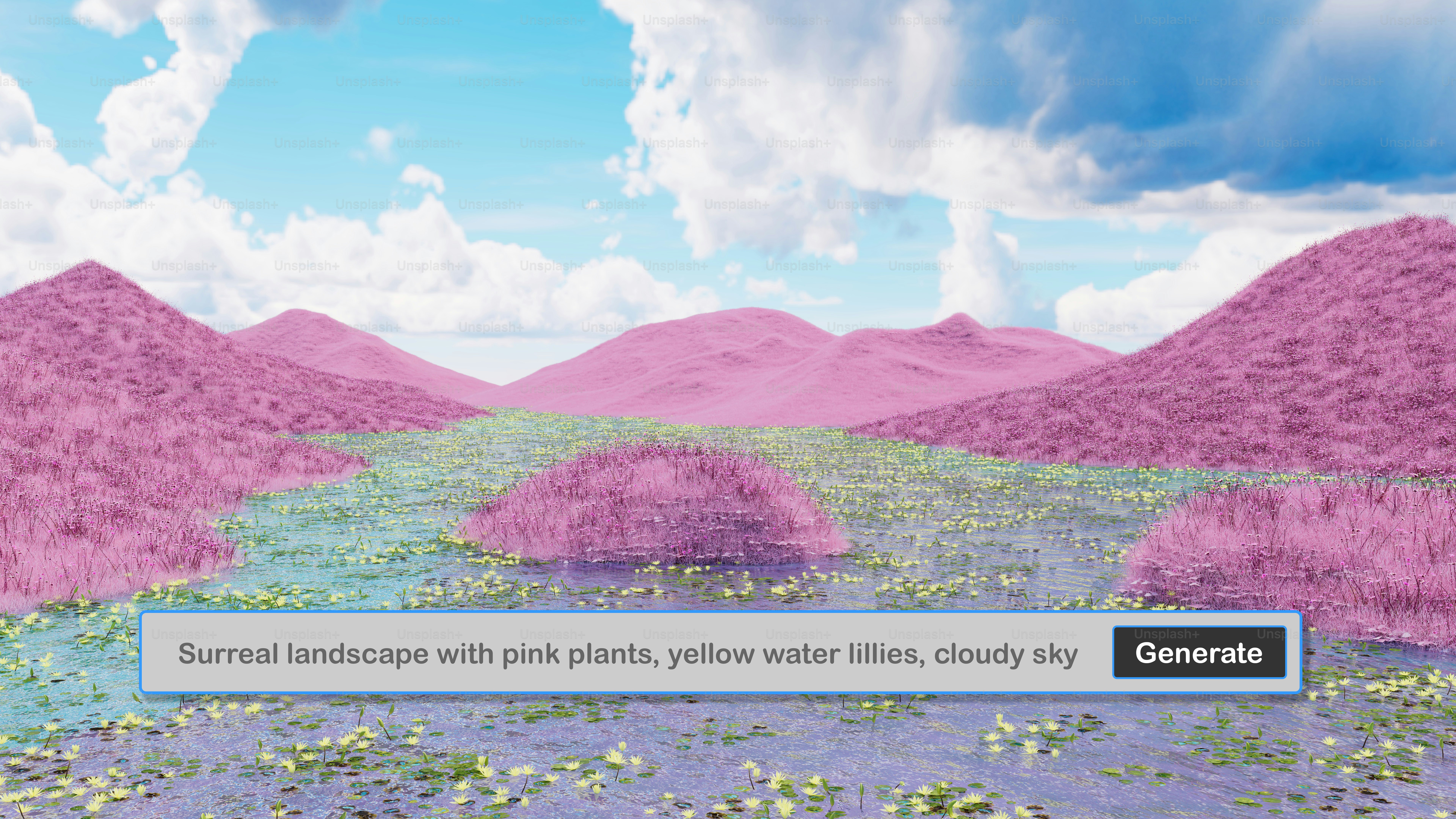 A computer screen with a picture of a field of flowers