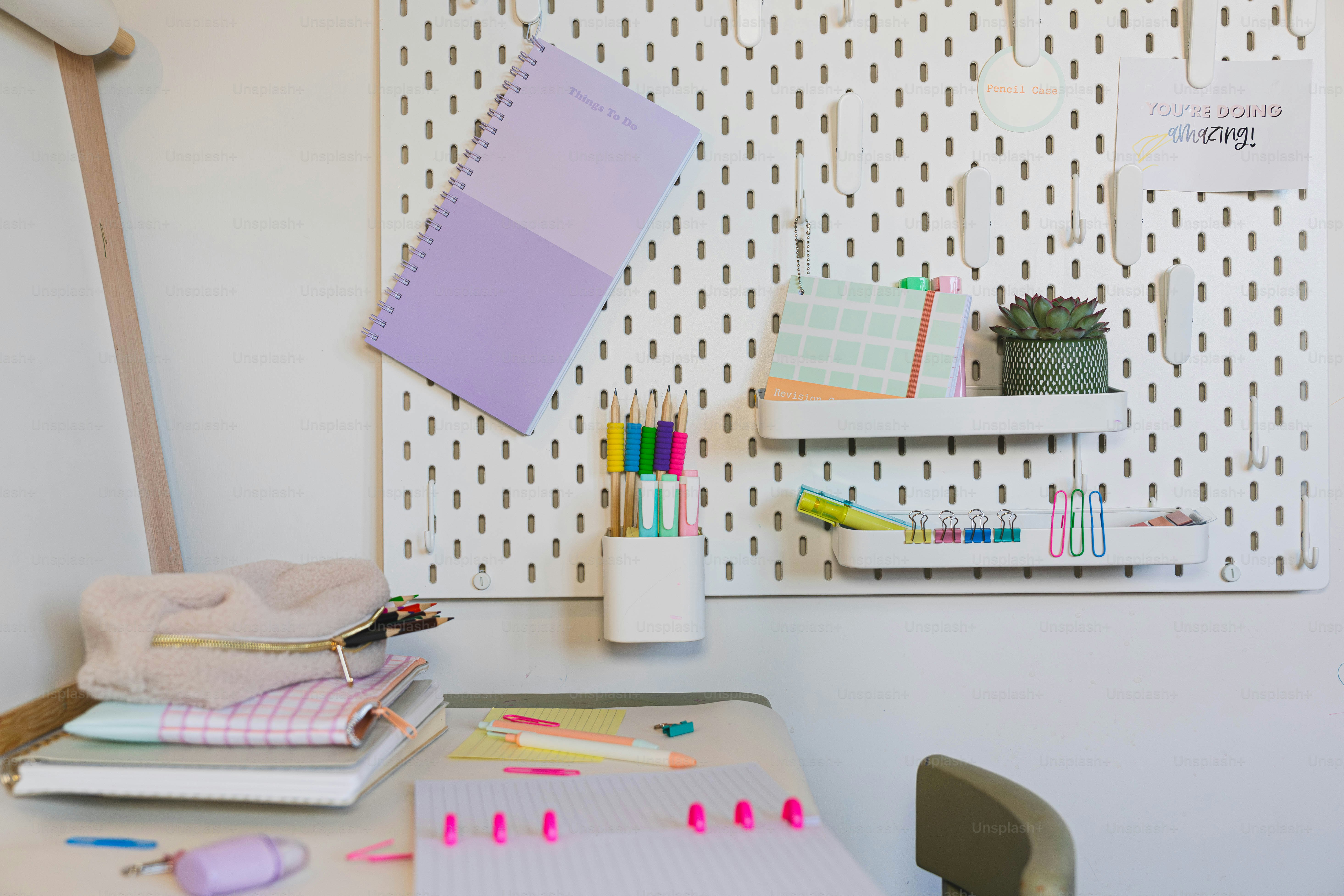 A desk with a chair and a desk top