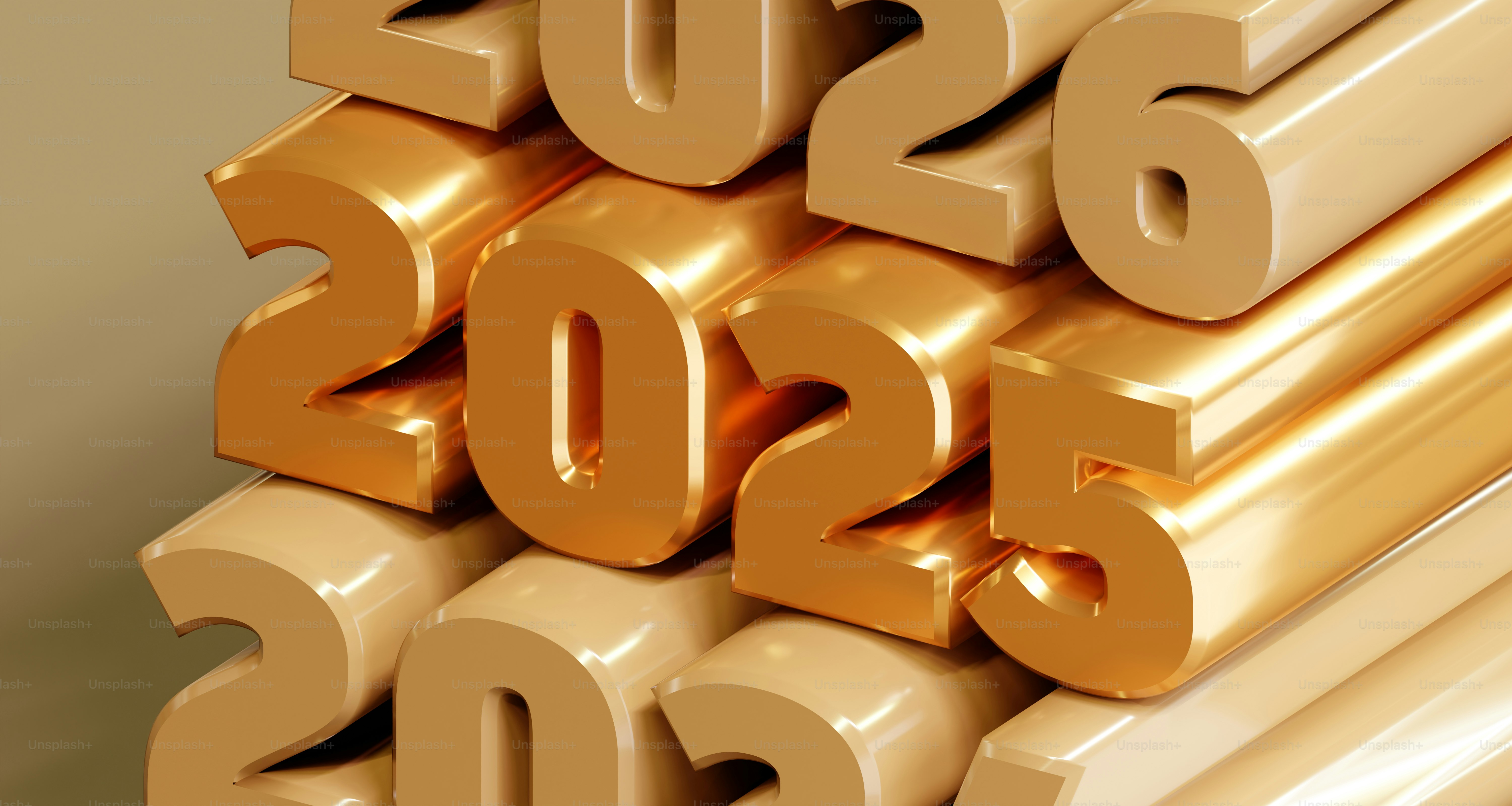 Una serie de lingotes de oro apilados unos encima de otros