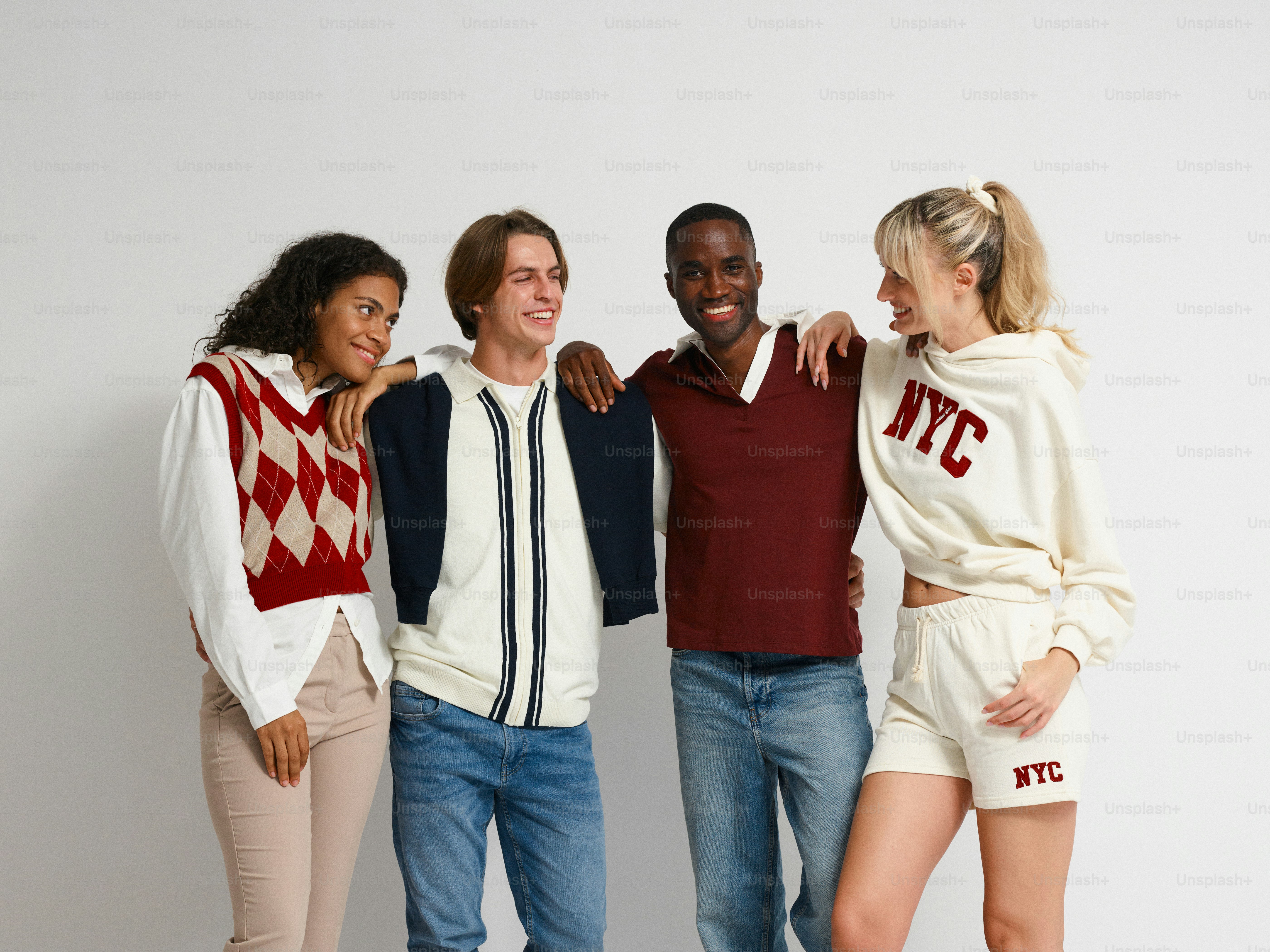 A group of people standing next to each other