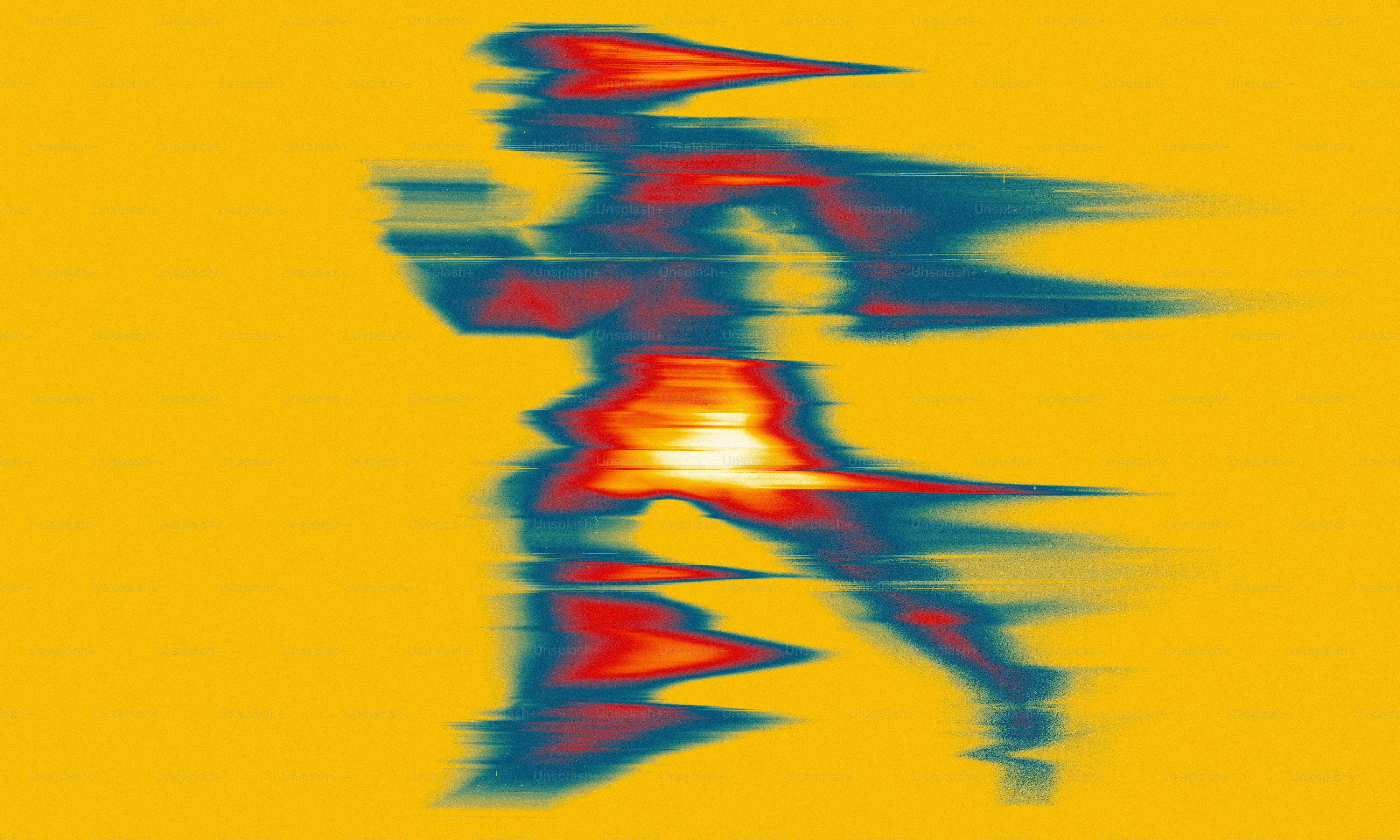 Une image floue d’une femme en train de courir