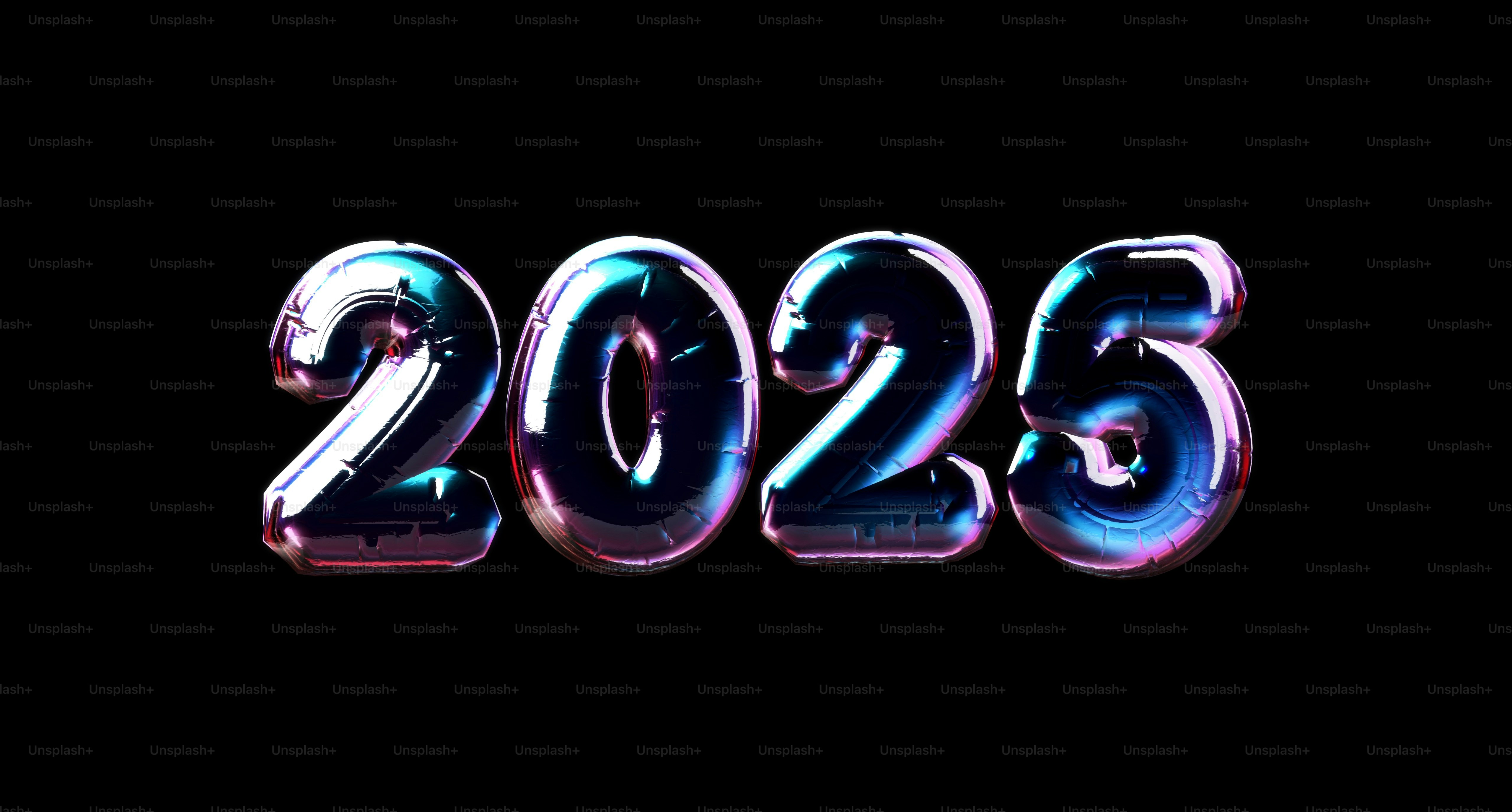 The numbers are shiny in the dark