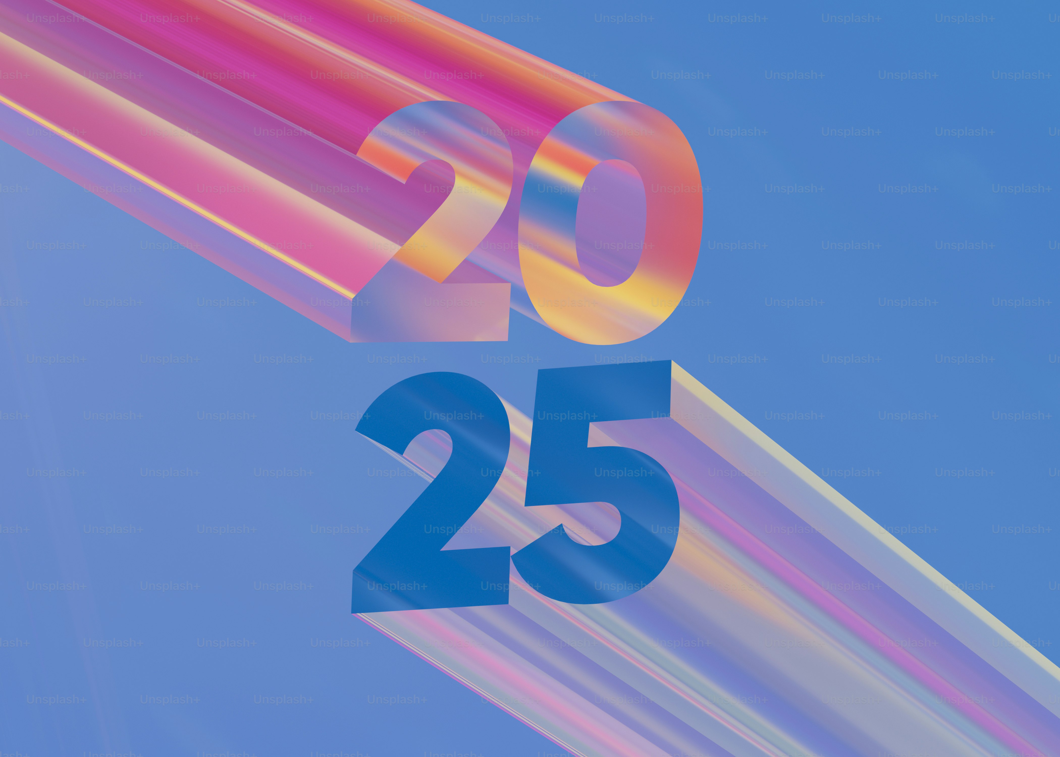 A poster with the number 25 on it