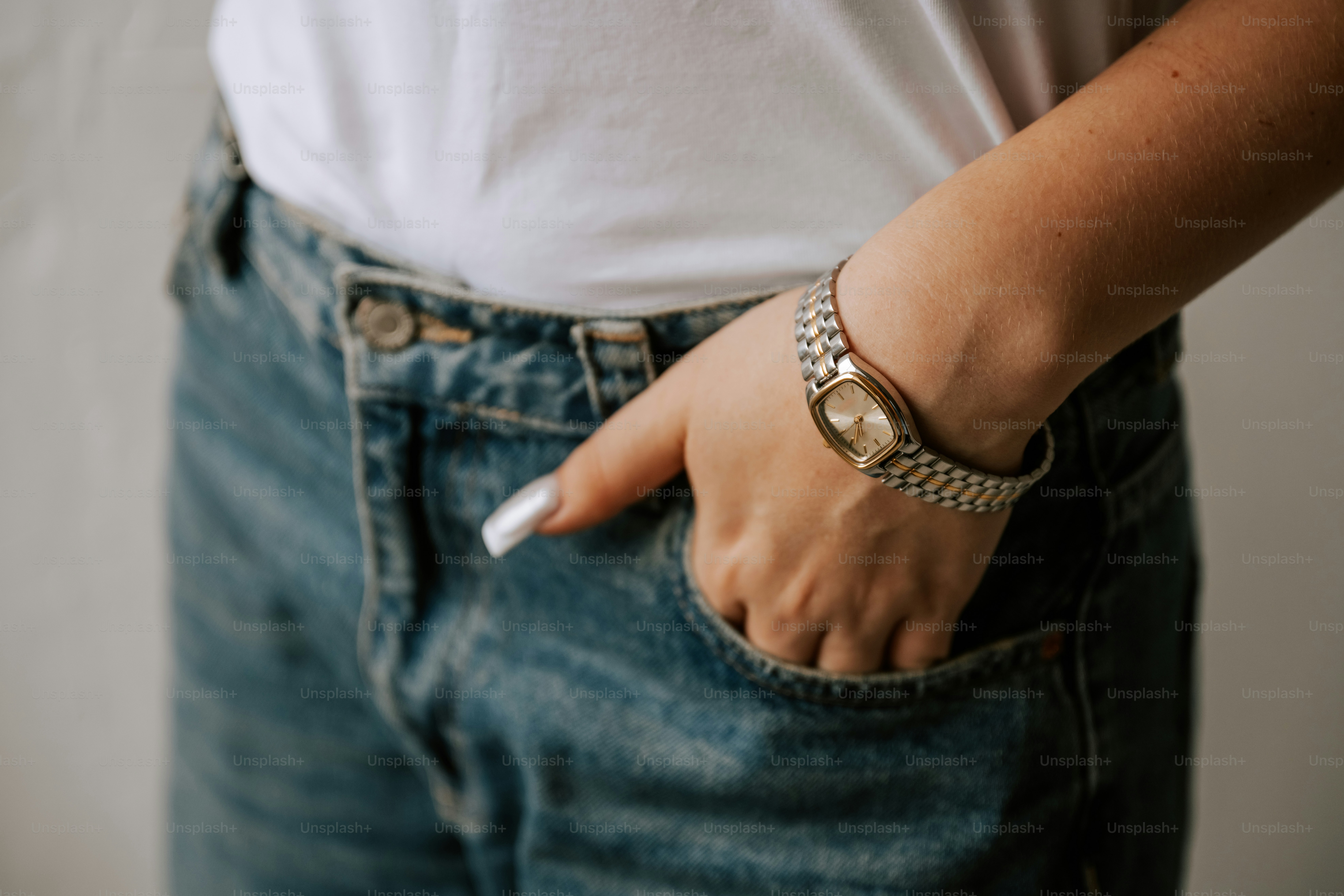 A person with a cigarette in their pocket