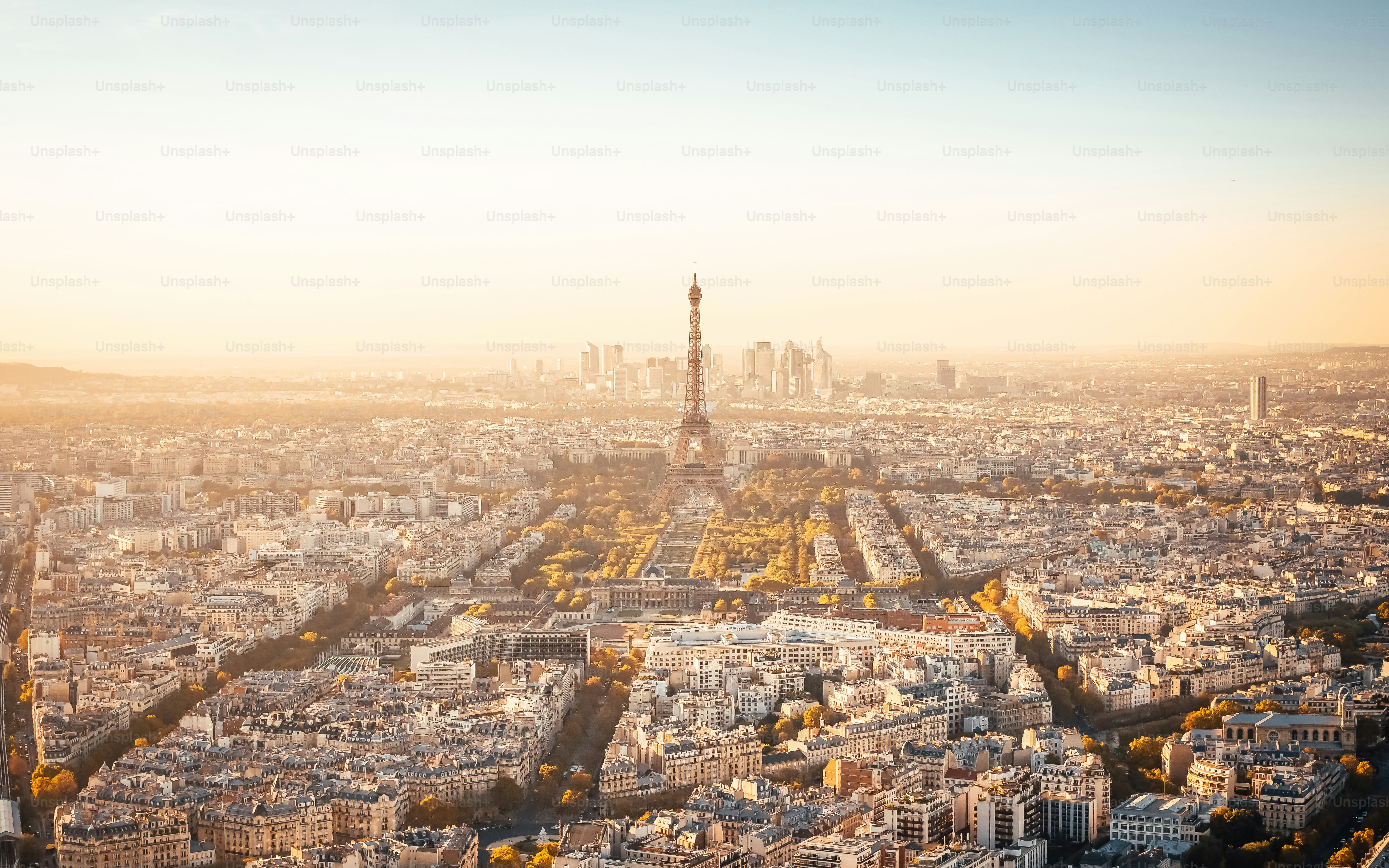 La Torre Eiffel che domina la città di Parigi