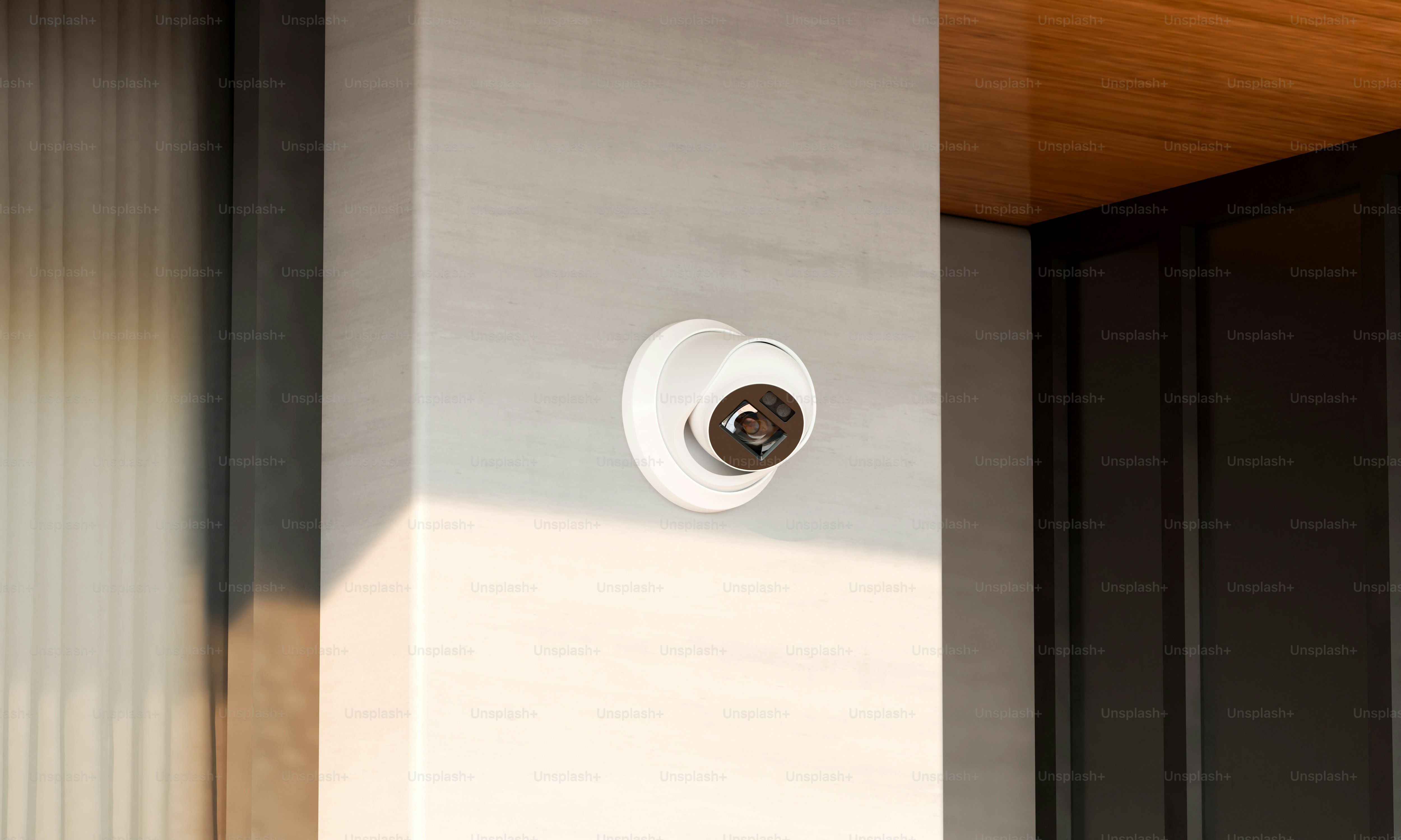 A close up of a door with a button on it