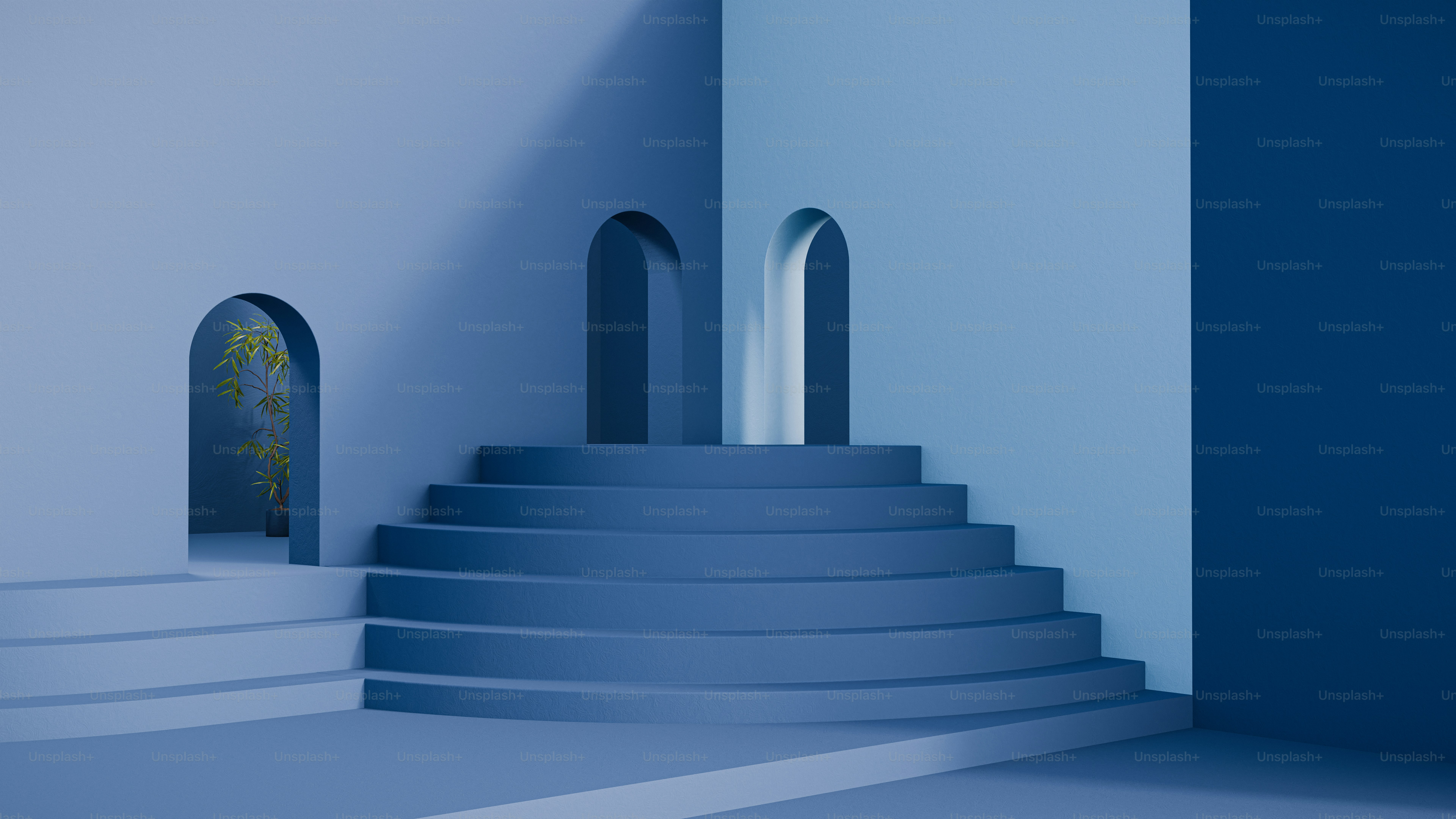 A set of stairs leading up to a doorway