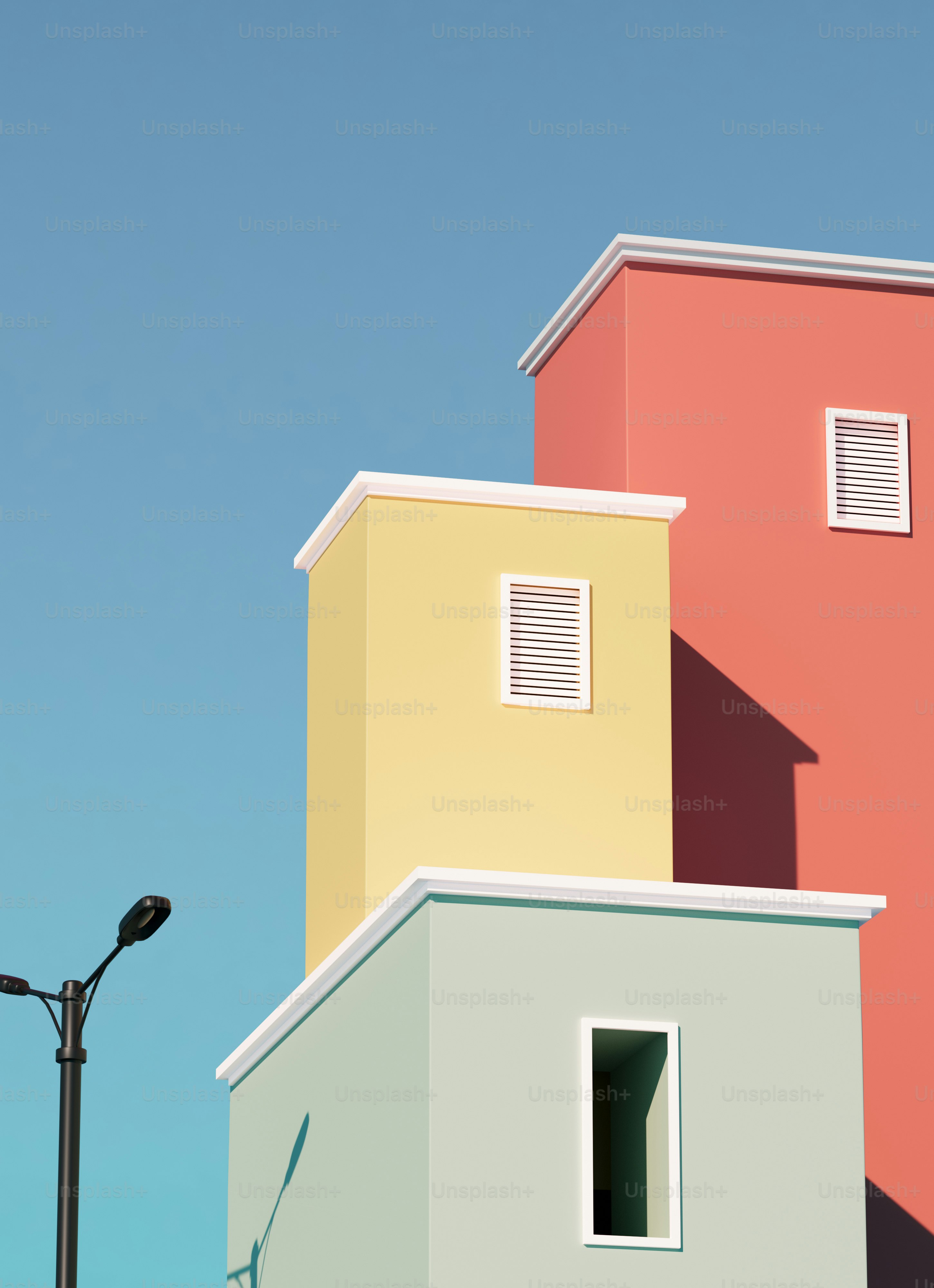 Quelques grands bâtiments assis l’un à côté de l’autre