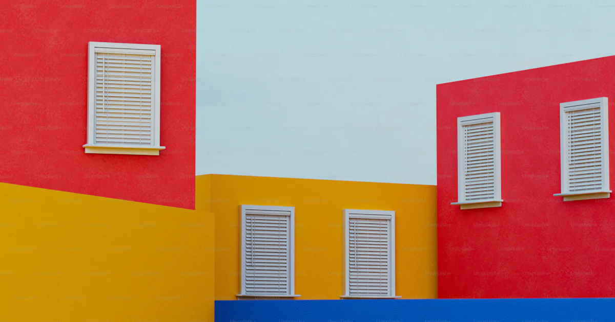 Normal Building Colors A couple of buildings that are painted in different colors photo ...