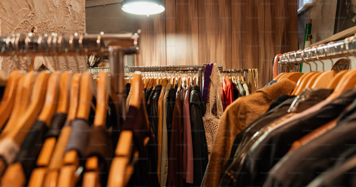 A rack of clothes in a clothing store photo – Thrifting Image on Unsplash