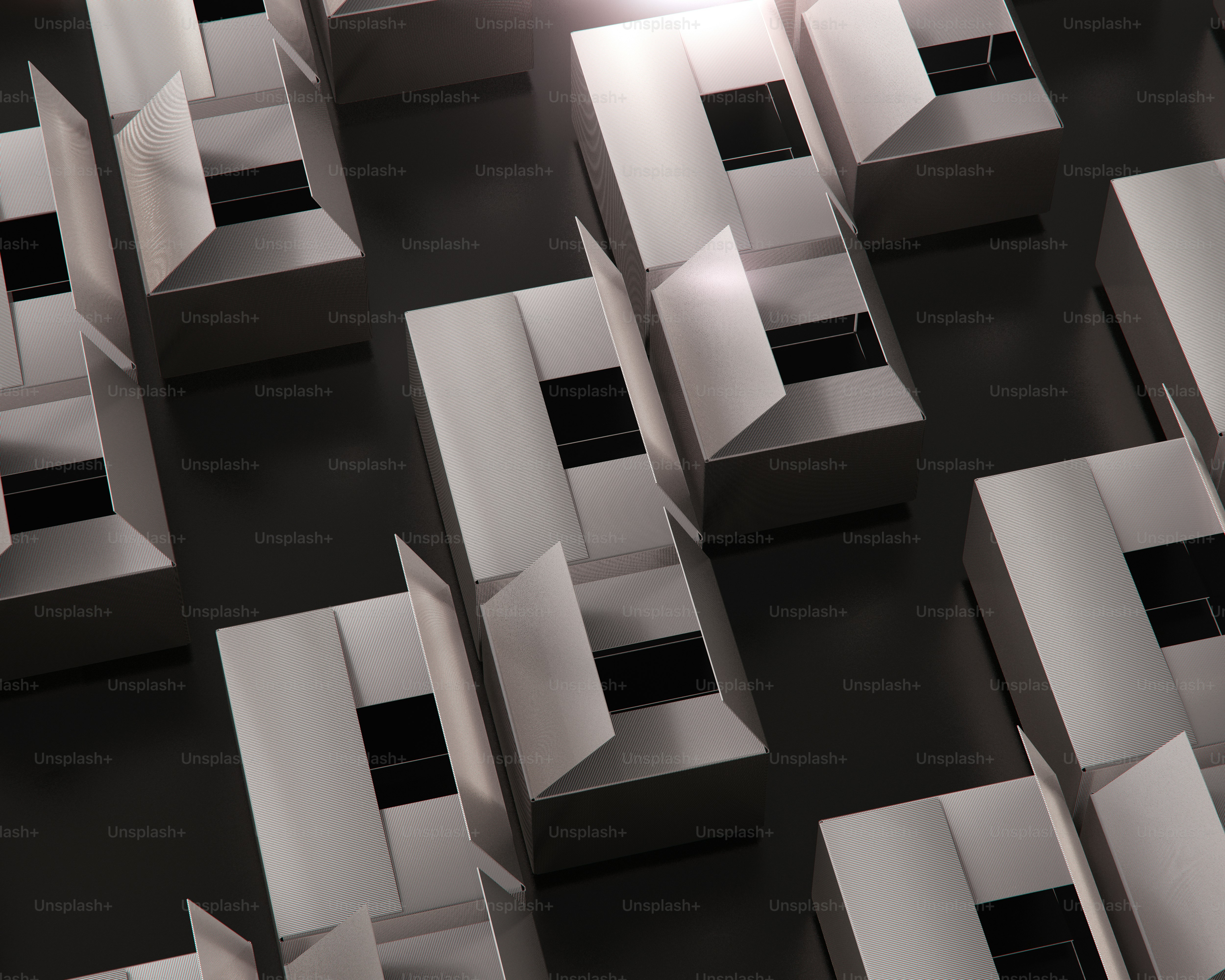 A group of cubes that are stacked together