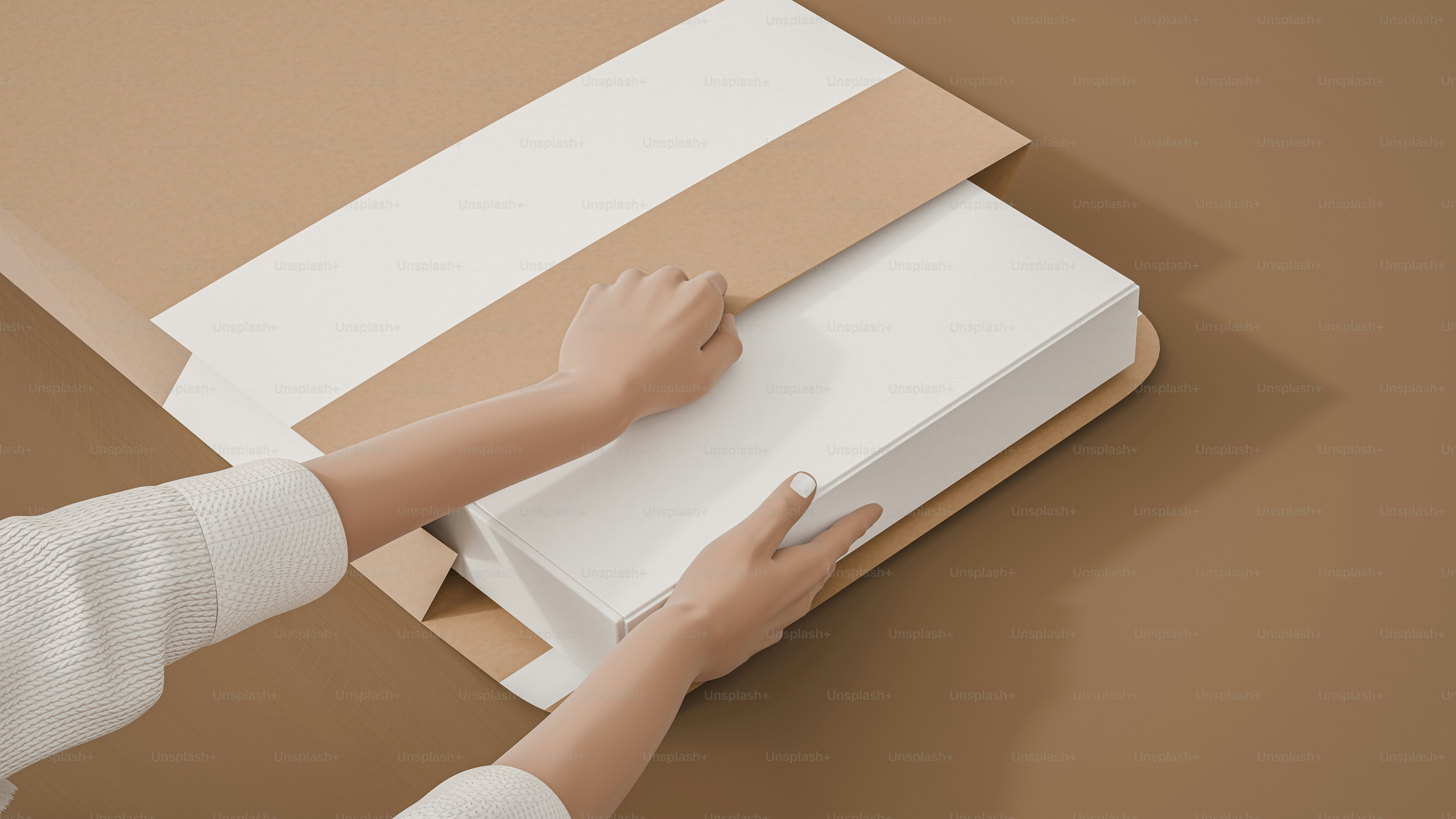 A person using a mouse on a keyboard