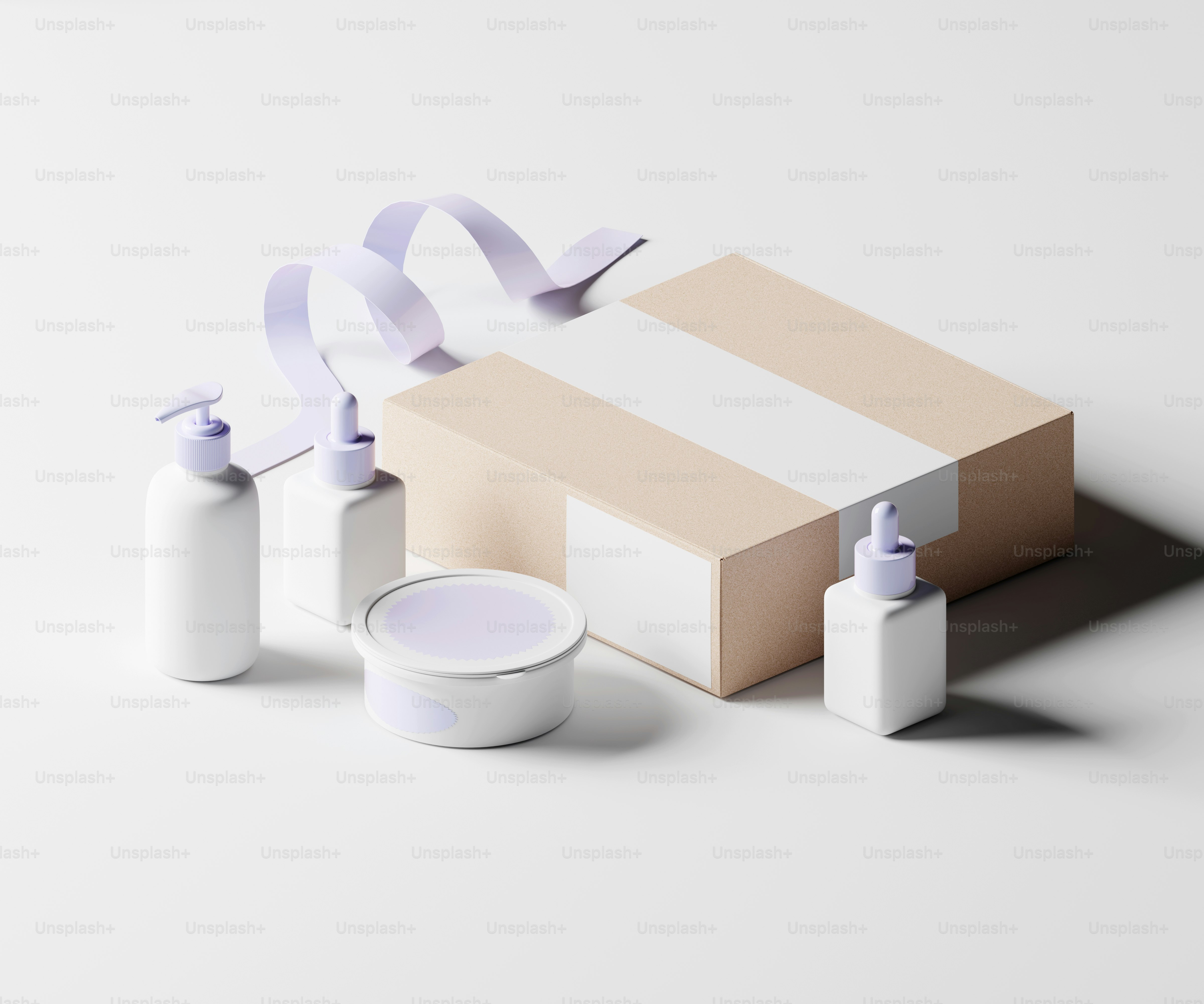 A white box with a white ribbon around it photo – Product Image on Unsplash