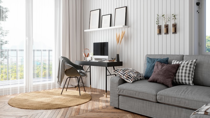 Comfortable workplace interior