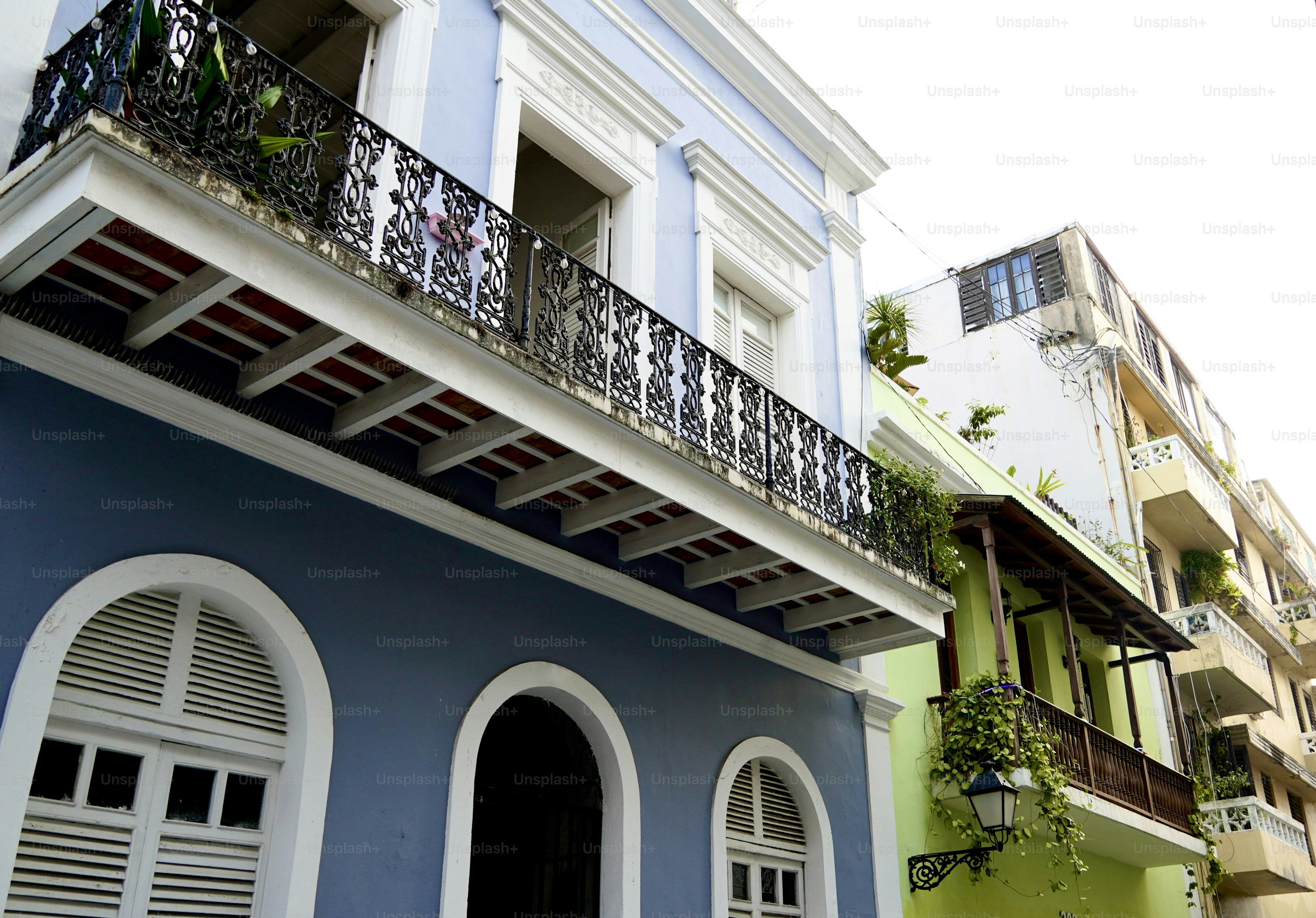 Colourful Colonial Buildings in Old San Juan Puerto Rico photo – Puerto ...