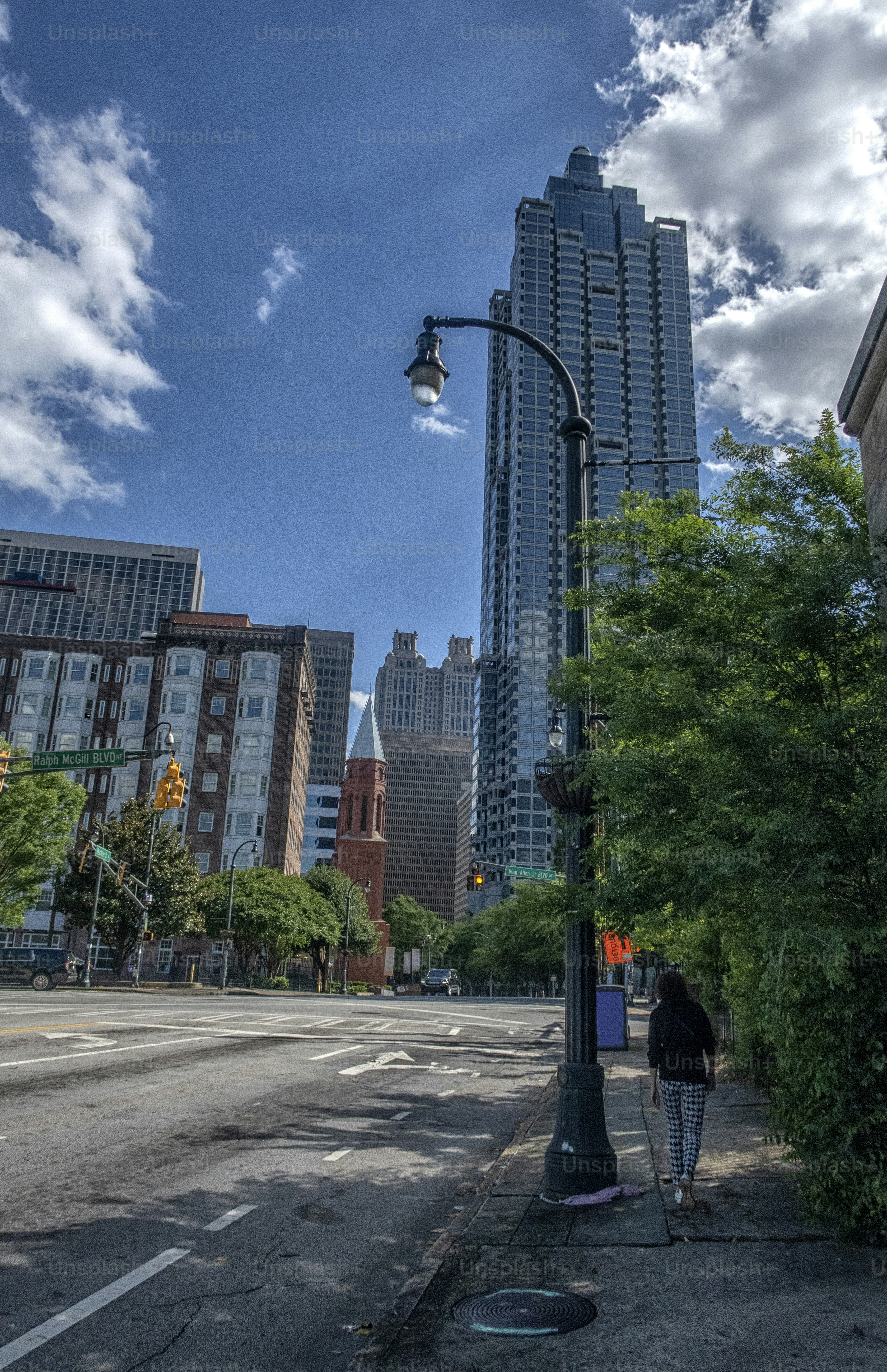 Atlanta, Georgia, Estados Unidos de América. Hermoso paisaje urbano