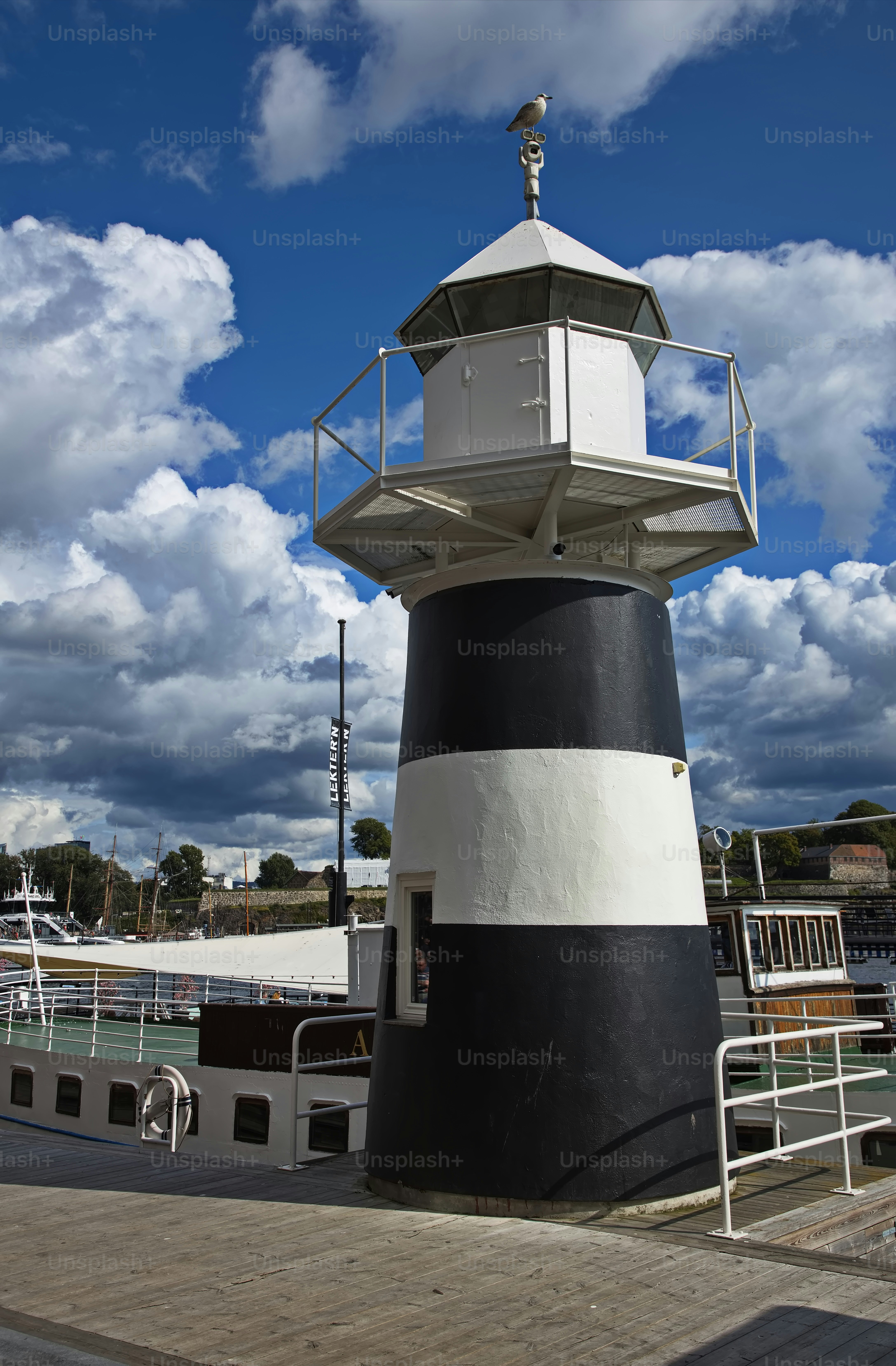 Lighthouse Fyrlyset in Oslo, Norway, Europe