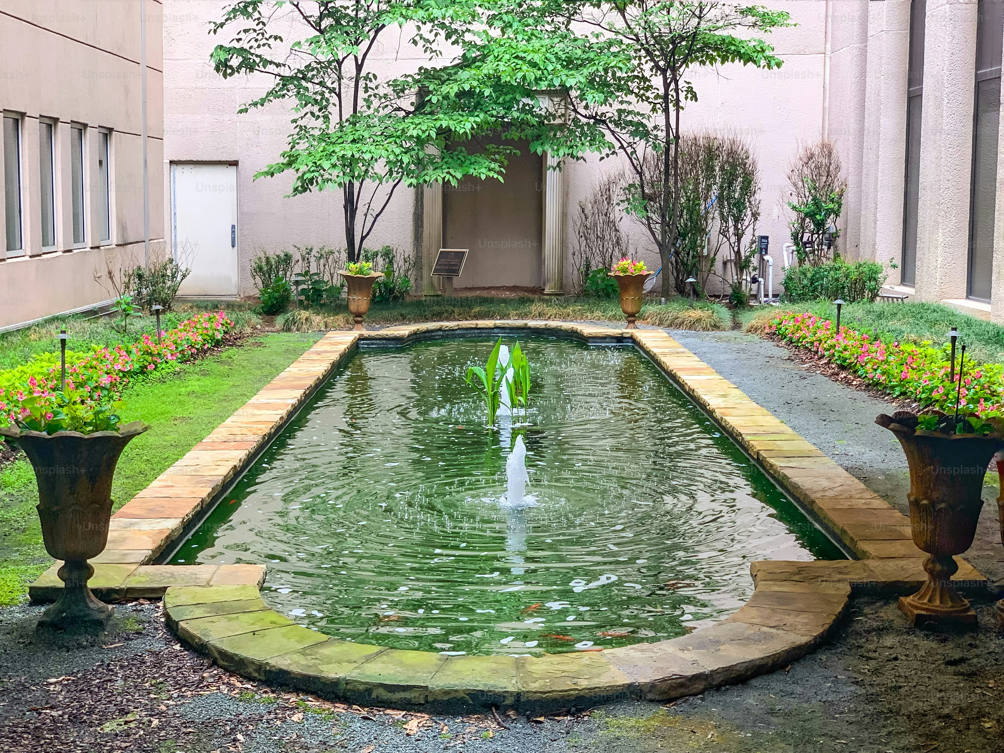 Green courtyard