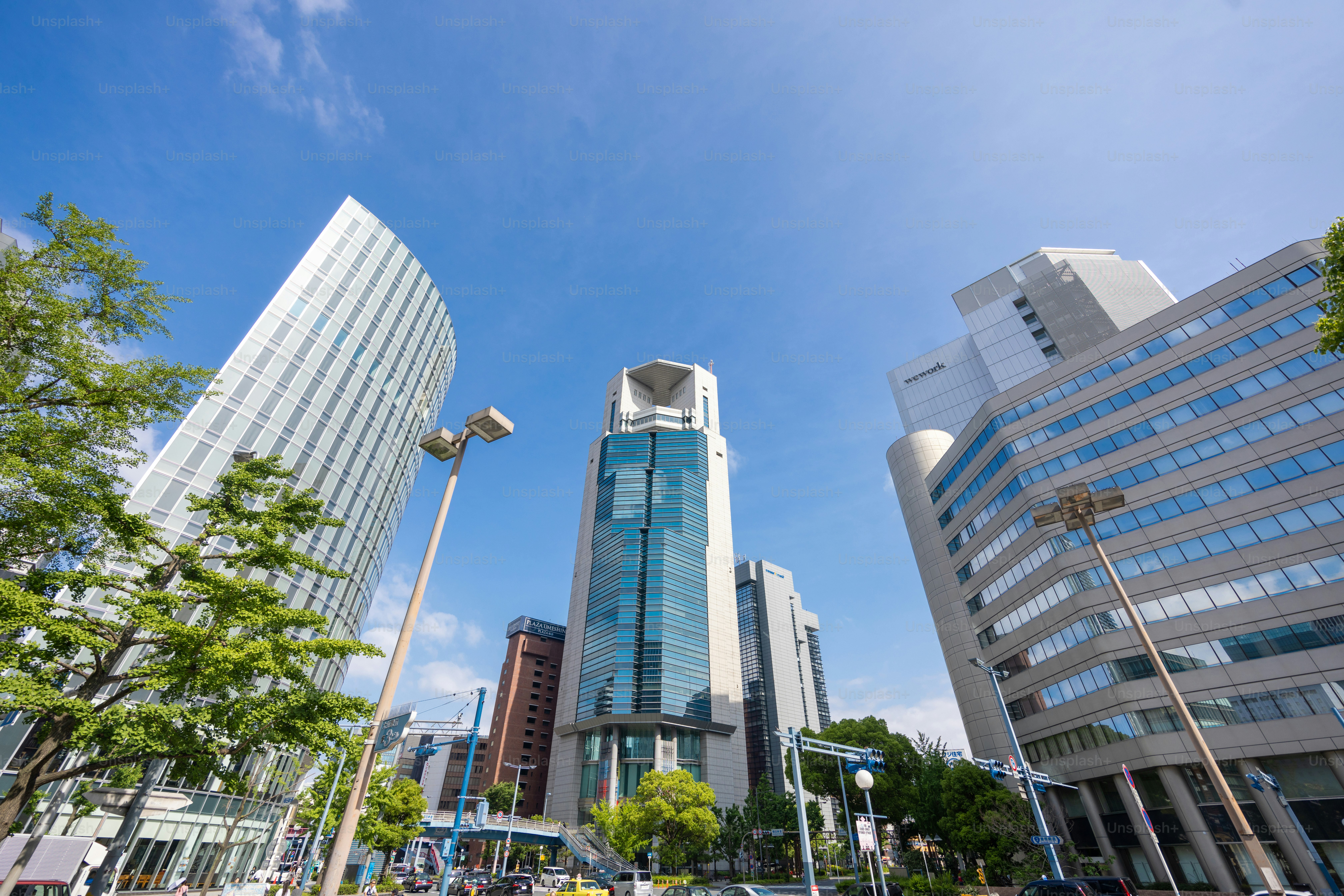 Panoramablick auf die urbane Stadt