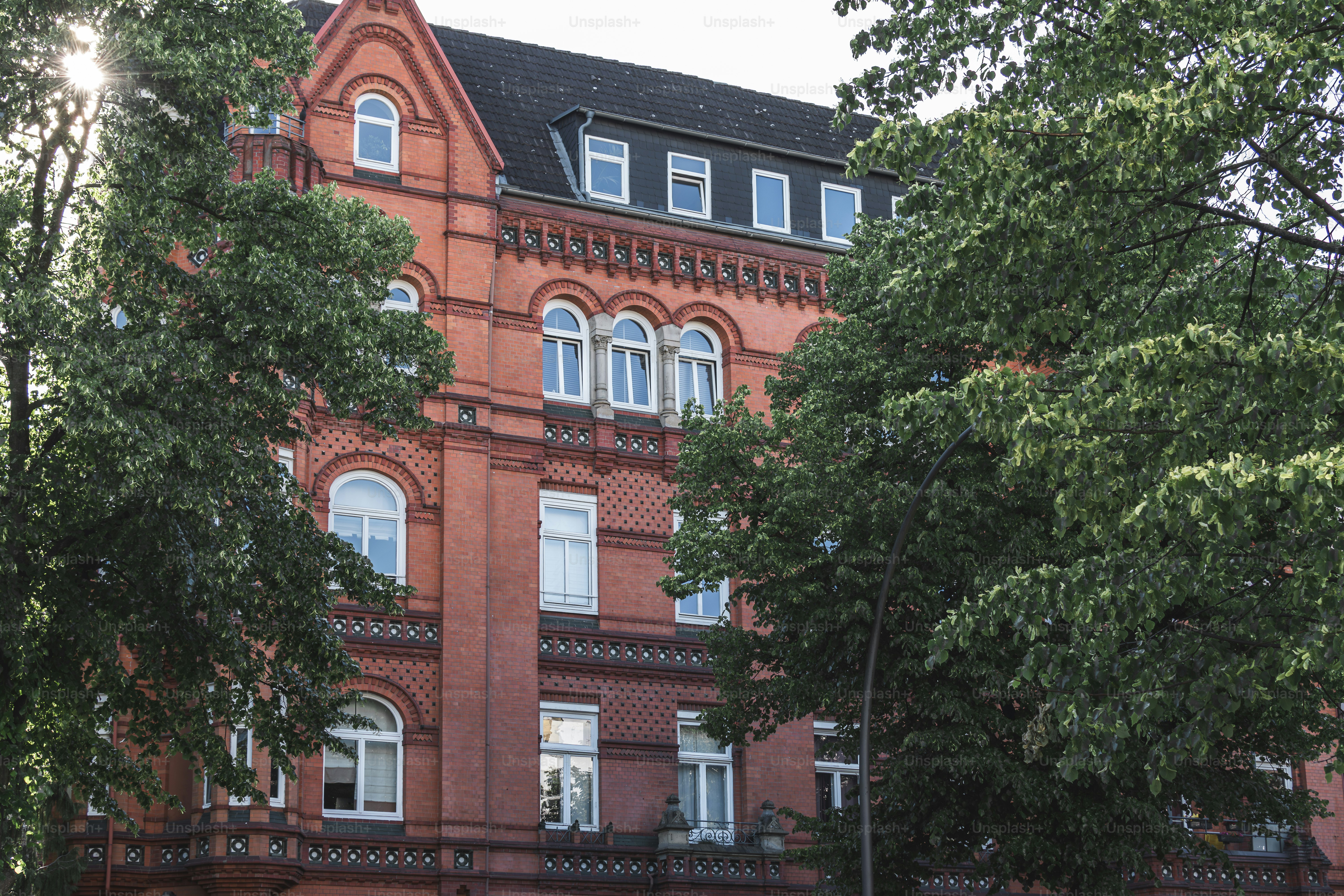 함부르크의 오래된 주거용 건물