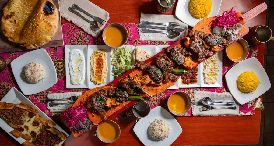 Halal restaurant dining experience