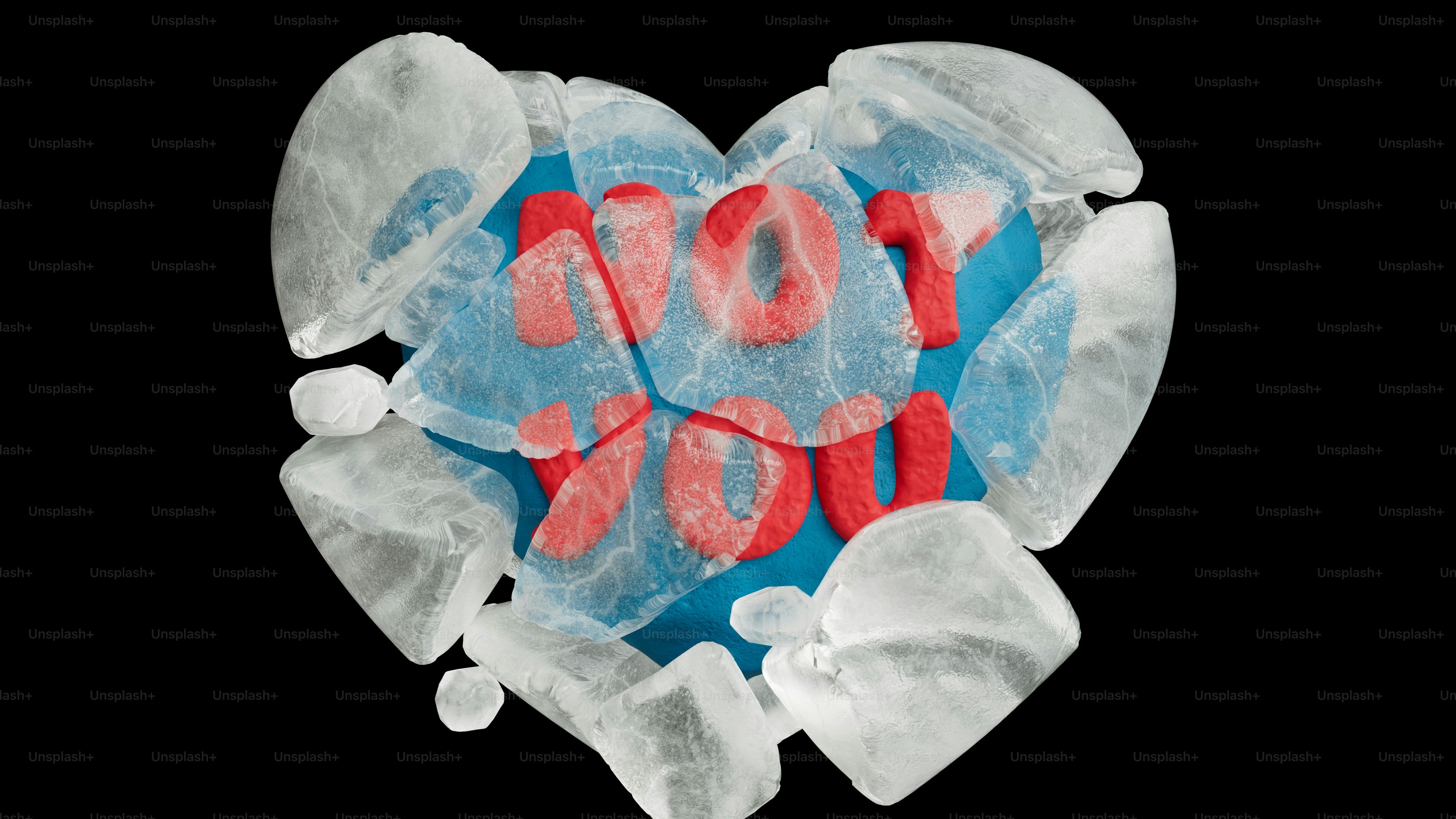 A broken heart with the words top 100 written on it