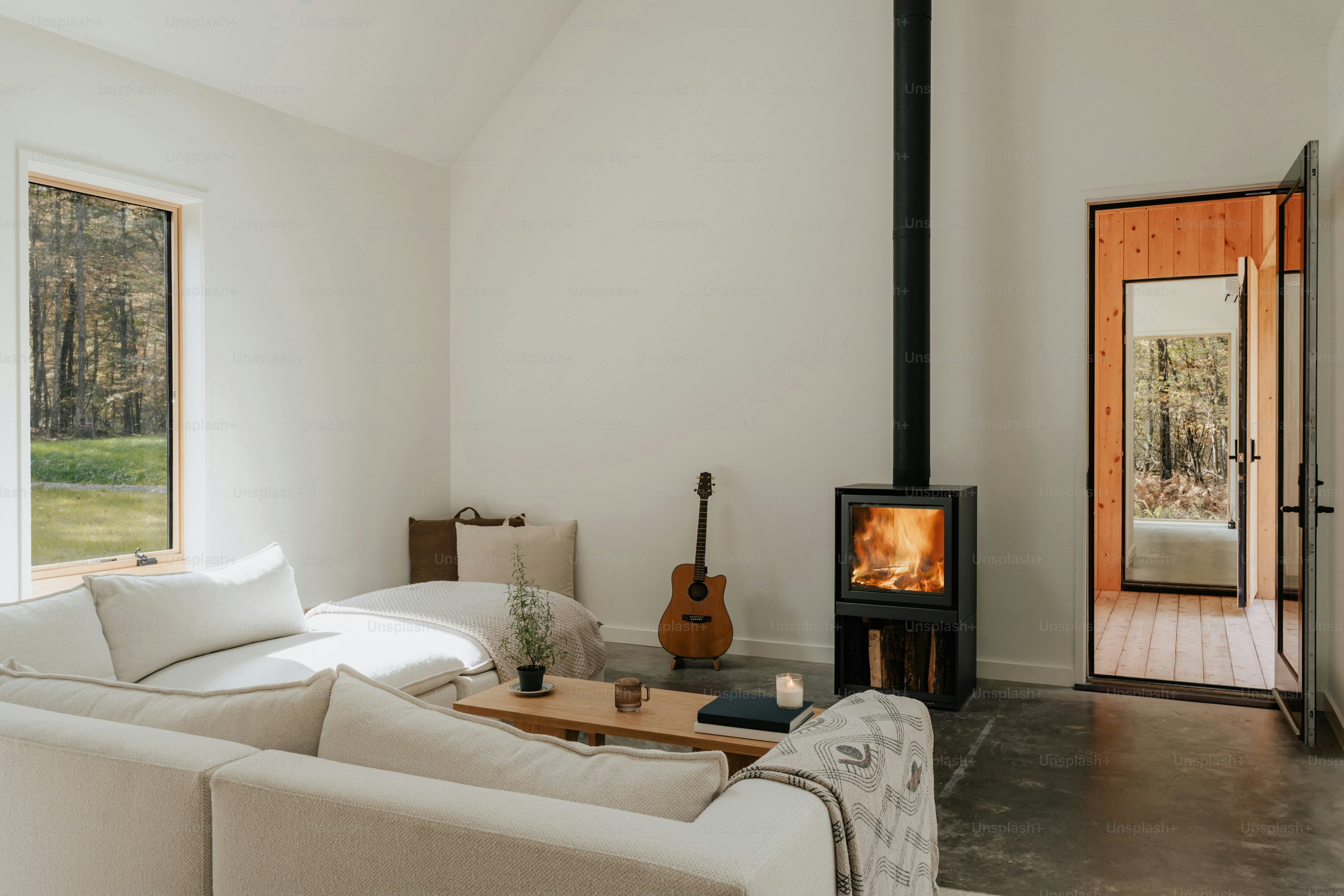 Cozy comfortable bedroom